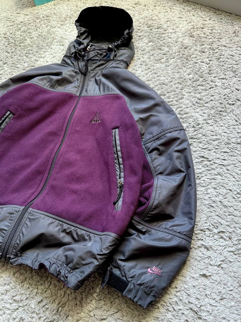 Nike ACG 90s Nike ACG Vintage Gorpcore Sherpa Fleece Retro Jacket Size US M / EU 48-50 / 2 - 2 Thumbnail
