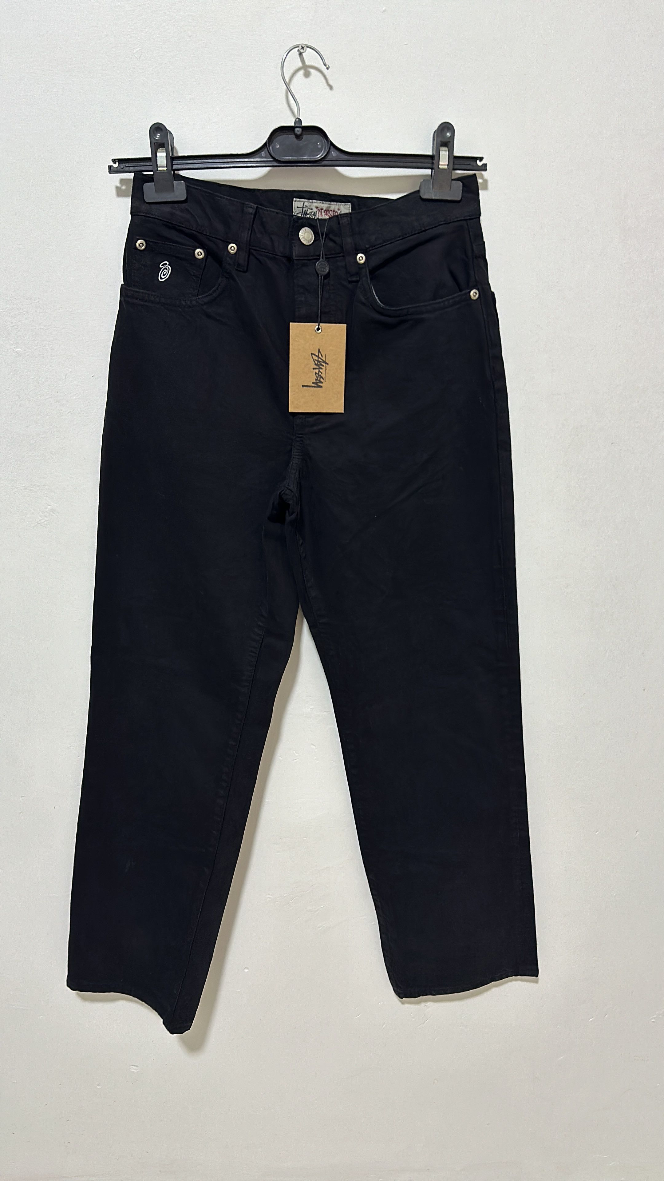 Streetwear × Stussy × Vintage Stussy Classic Jean Denim Black Size 