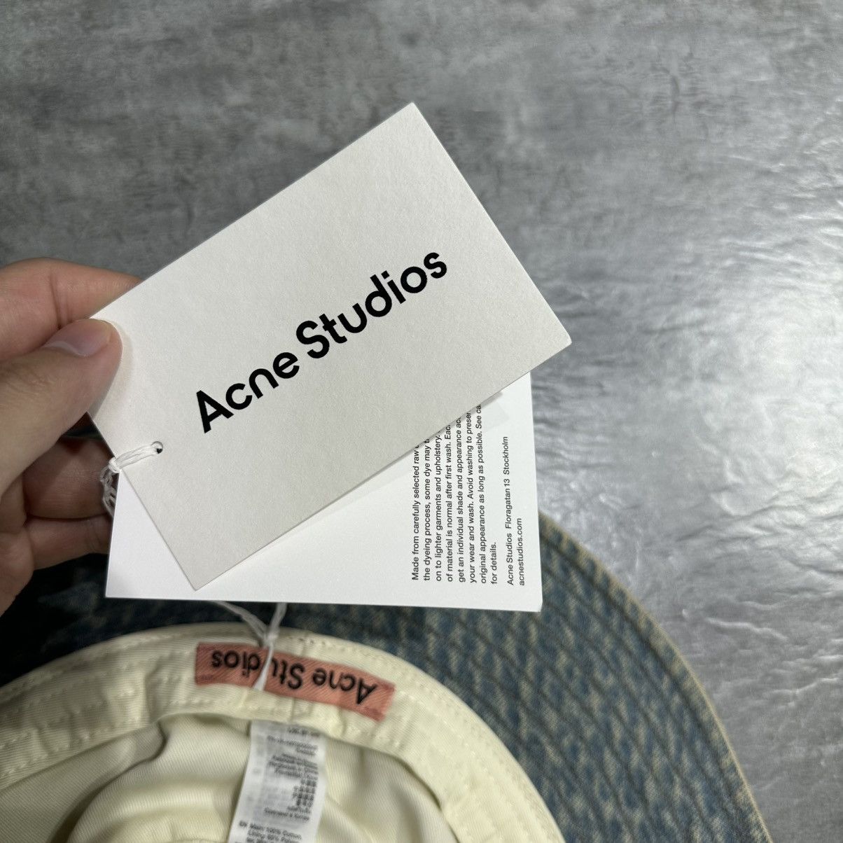 Acne Studios Acne Studios Denim Bucket Hat Size ONE SIZE - 4 Thumbnail