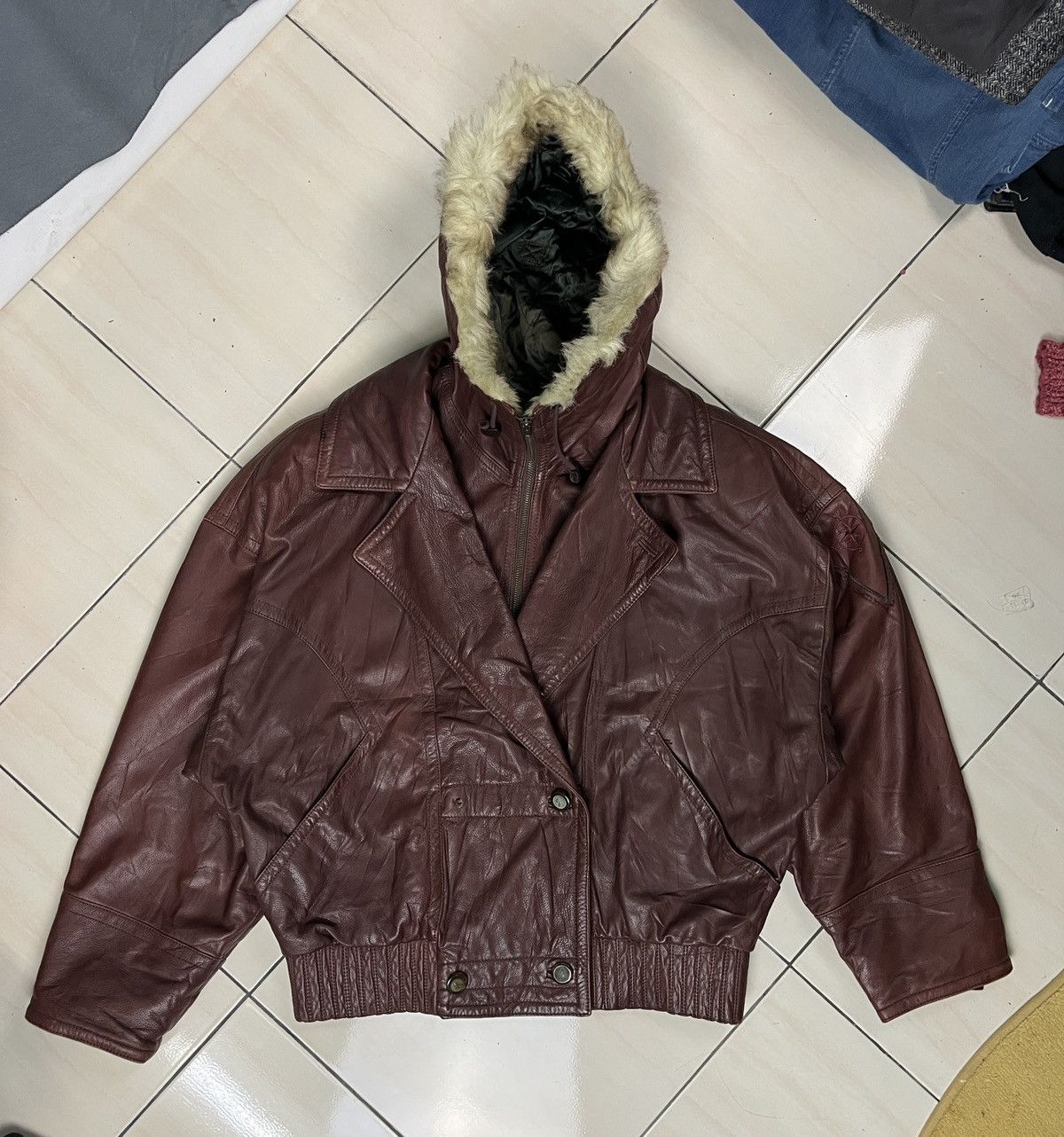 Genuine Leather × Vera Pelle × Vintage Stran Idea Vintage Vera Pelle Made in Italy Size US M / EU 48-50 / 2 - 4 Thumbnail