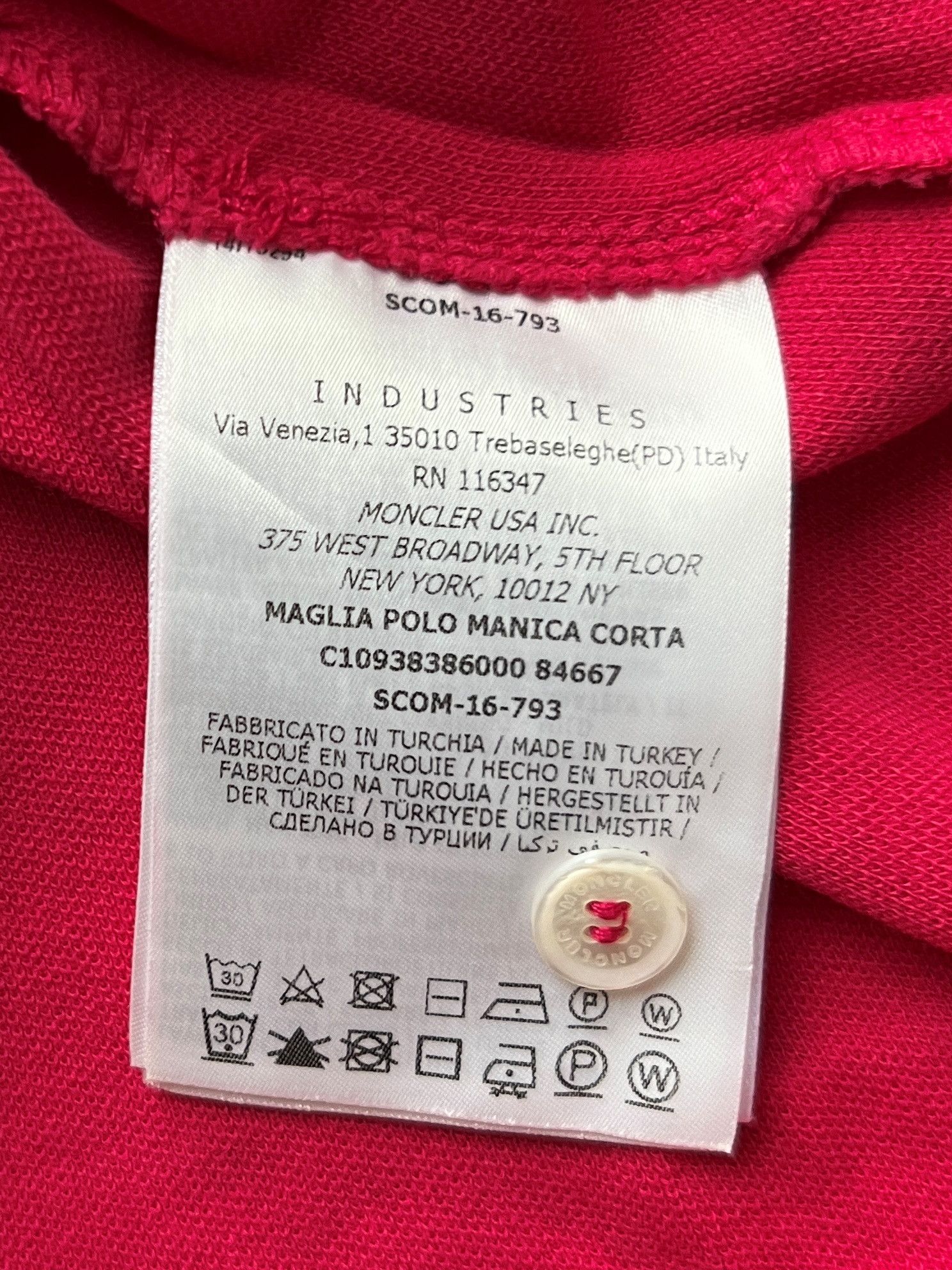 Moncler MONCLER POLO T-SHIRT Size S / US 4 / IT 40 - 6 Thumbnail