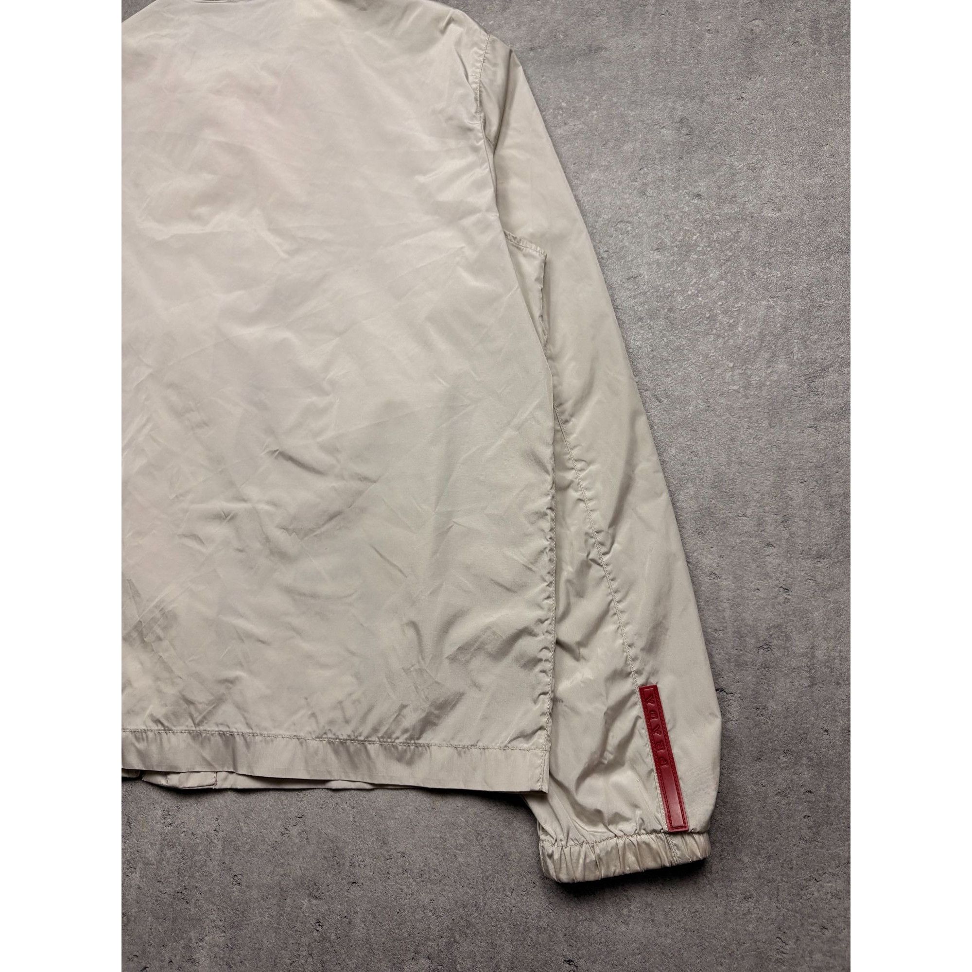 Prada Authentic PRADA Milano Vintage Nylon Women Jacket Beige - Si Size S / US 4 / IT 40 - 6 Thumbnail