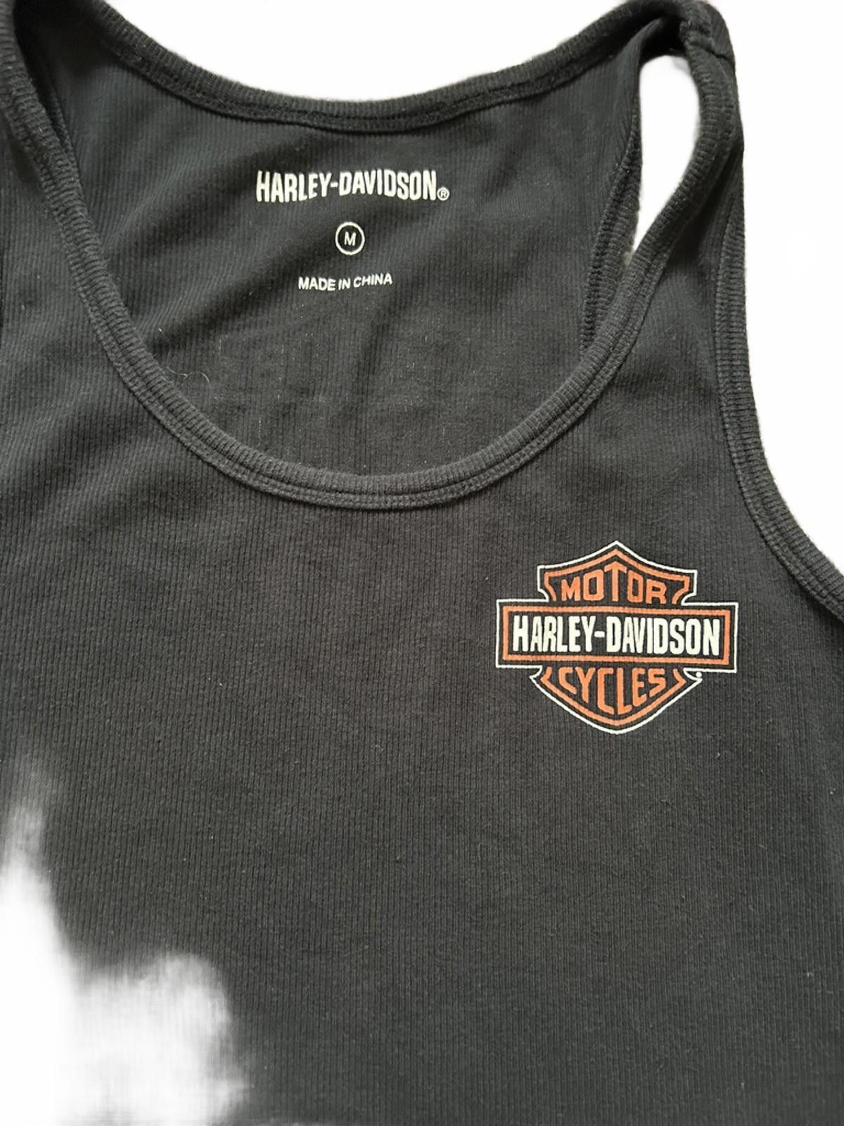 Harley Davidson Harley-Davidson Women's Black Racerback Tank Top Size ONE SIZE - 2 Thumbnail