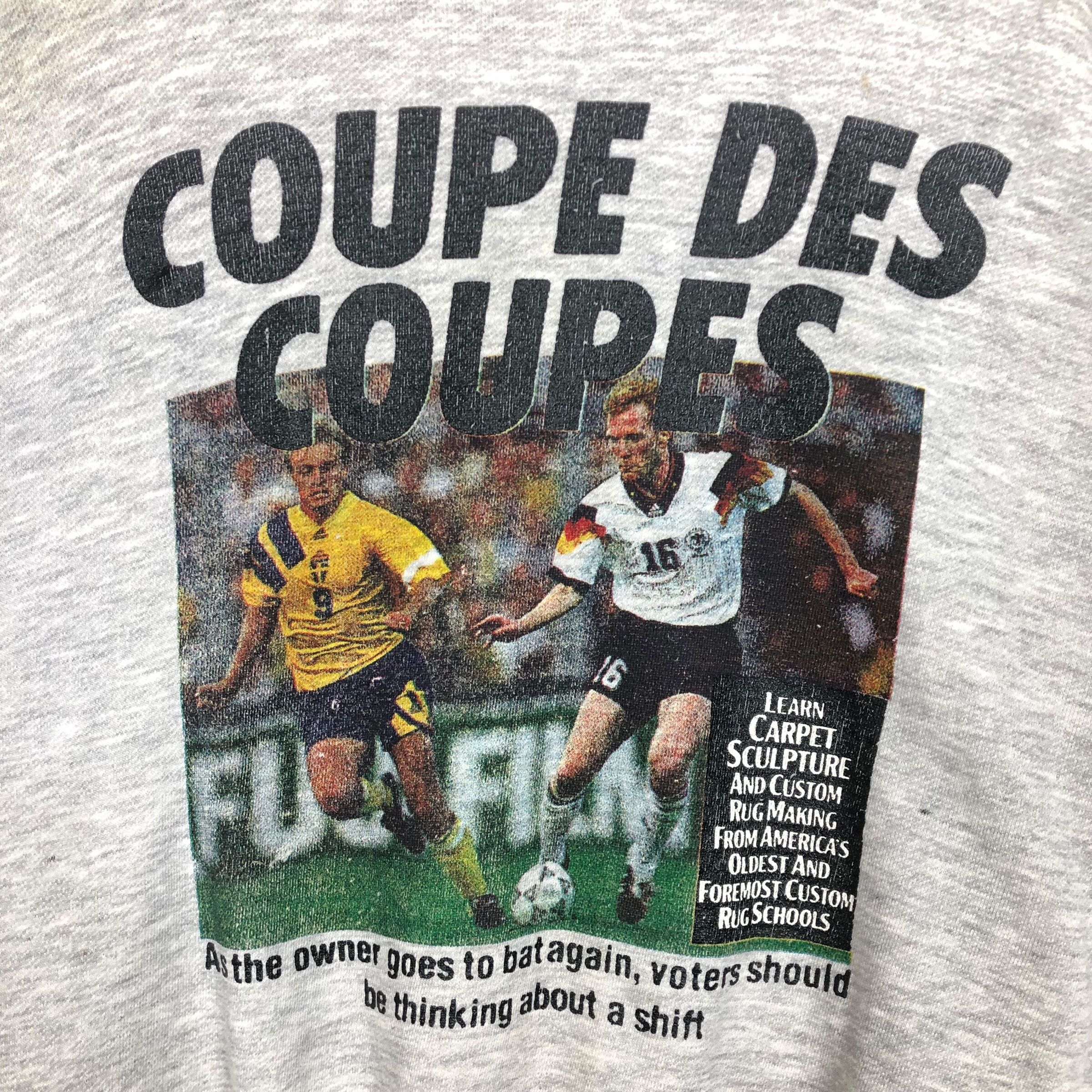 Vintage Vintage Euro Cup 1992 Germany Vs Sweden Crewneck Sweatshirt Size US XL / EU 56 / 4 - 6 Thumbnail