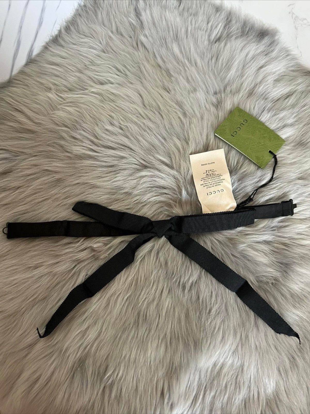 Gucci GUCCI Neck Bow Black Size ONE SIZE - 3 Thumbnail