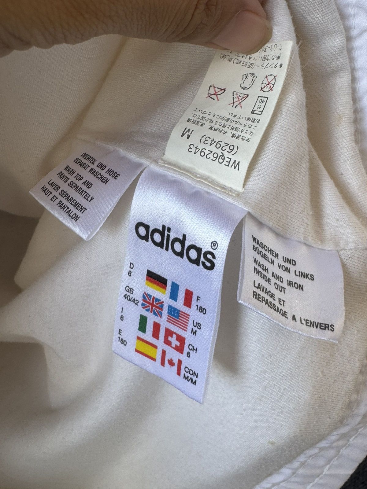 Other VINTAGE 90’s ADIDAS GERMANY 1996 WOVEN TRACK JACKET 🇩🇪🏆 Size US L / EU 52-54 / 3 - 10 Thumbnail