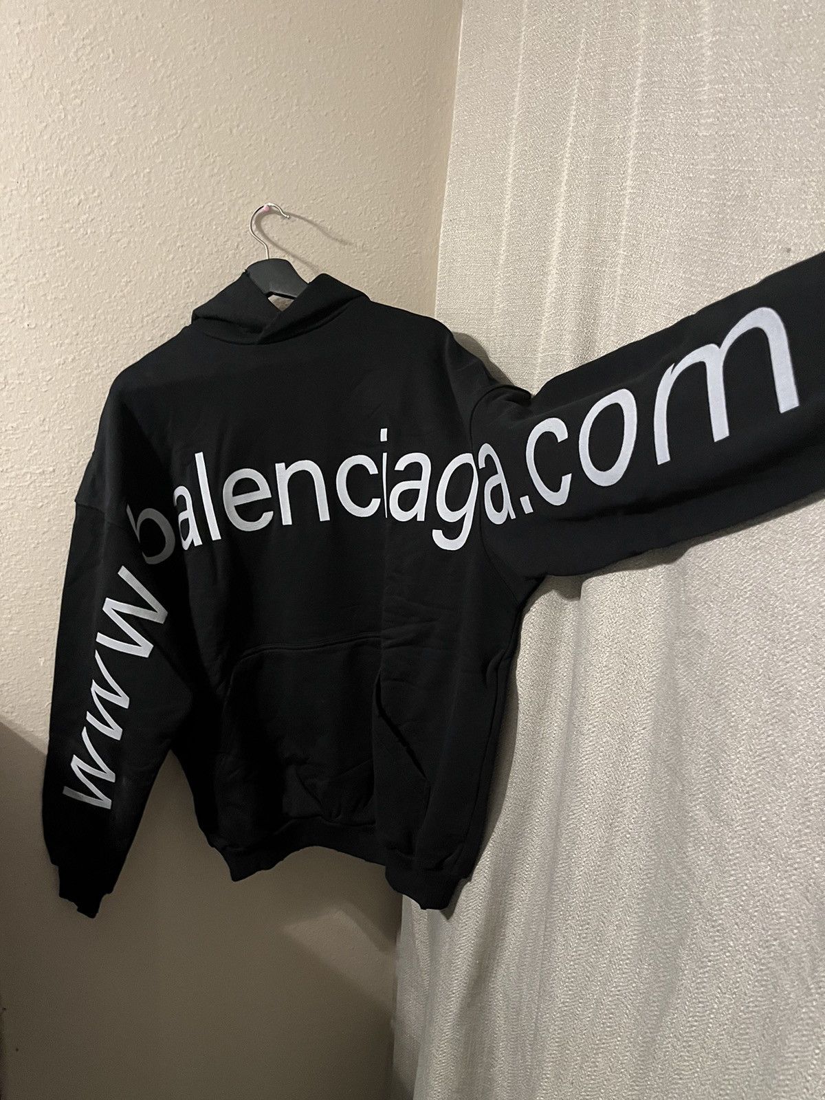 image of Balenciaga Hoodie - Sold in Black, Men's (Size Small)