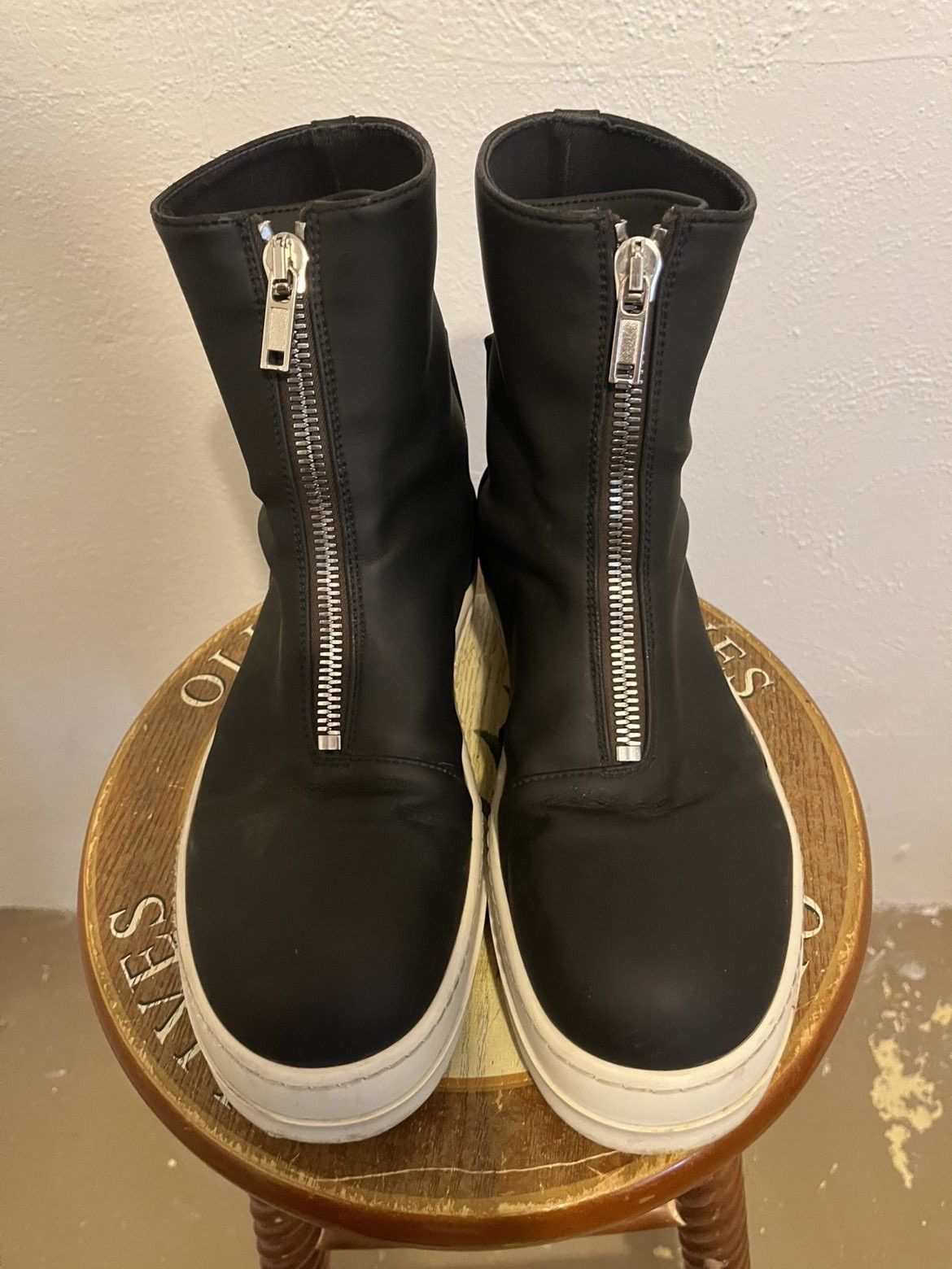 Rick Owens Rick Owens “Performa” Front Zip Ramones Size US 9 / EU 42 - 3 Thumbnail