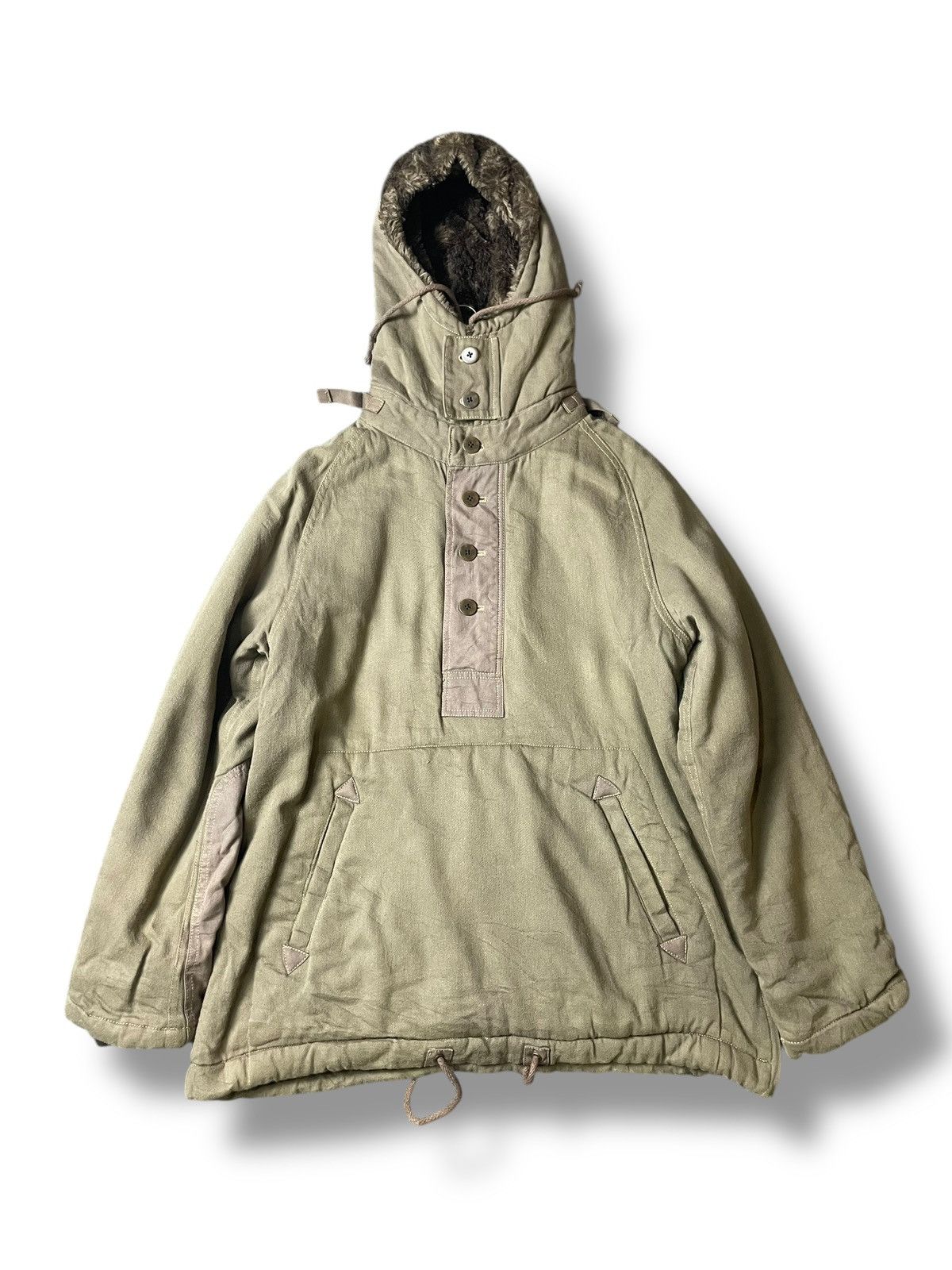 Beams Plus × Japanese Brand × Vintage BEAMS JAPAN Thermal Insulation Hooded Jacket (101) Size US S / EU 44-46 / 1 - 1 Thumbnail