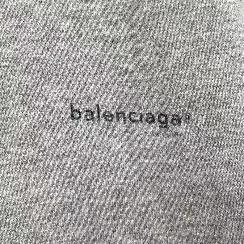 Balenciaga Balenciaga Grey small logo letter hoodie 2501-Nextarrow Size US S / EU 44-46 / 1 - 5 Thumbnail
