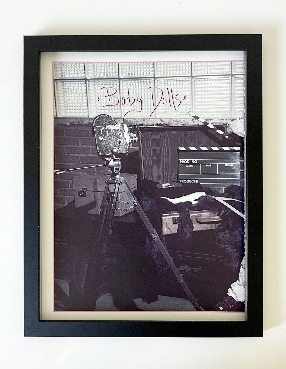 Chrome Hearts Chrome Hearts baby dolls vintage camera Framed poster 9x11 Size ONE SIZE - 1 Thumbnail