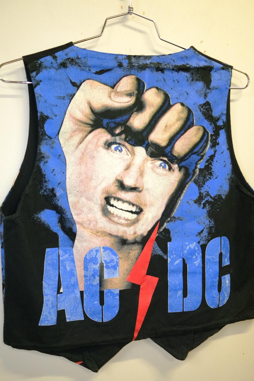 90's Turbo Gadget AC DC All Over Print Vest