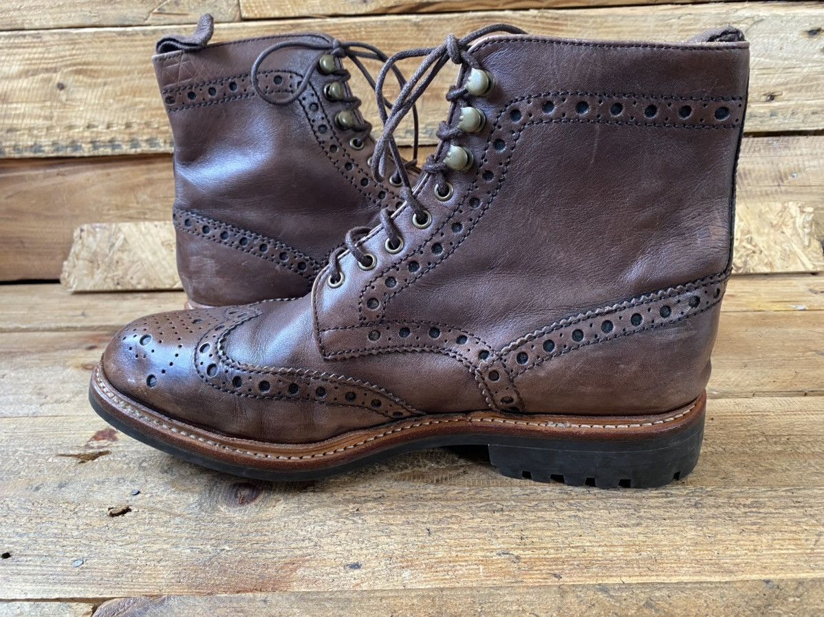 Grenson Grenson brown leather brouges boots uk sz 9 G Us 10 Size US 10 / EU 43 - 13 Thumbnail