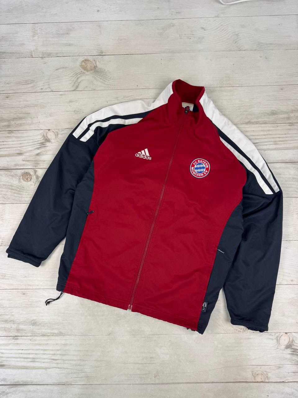 Adidas Adidas Bayern Munich 2001 2002 Tracksuit Jacket And Pants Size US XL / EU 56 / 4 - 2 Thumbnail