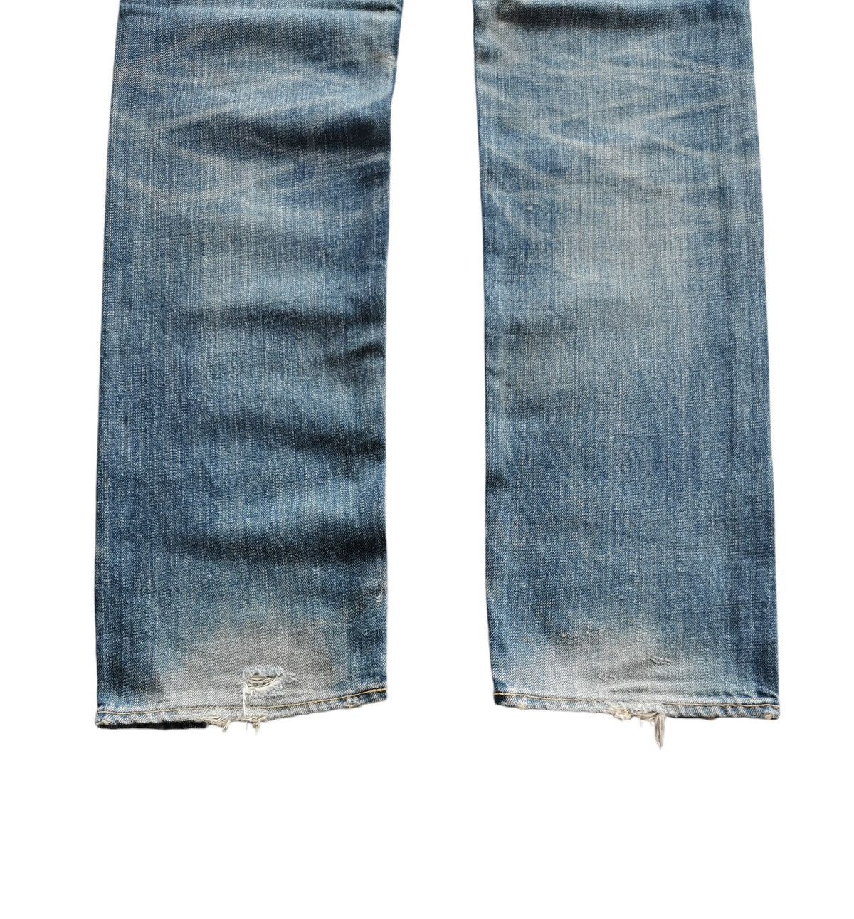 Japanese Brand Vintage DMG Distressed Japanese Denim Jeans Size US 30 / EU 46 - 10 Thumbnail