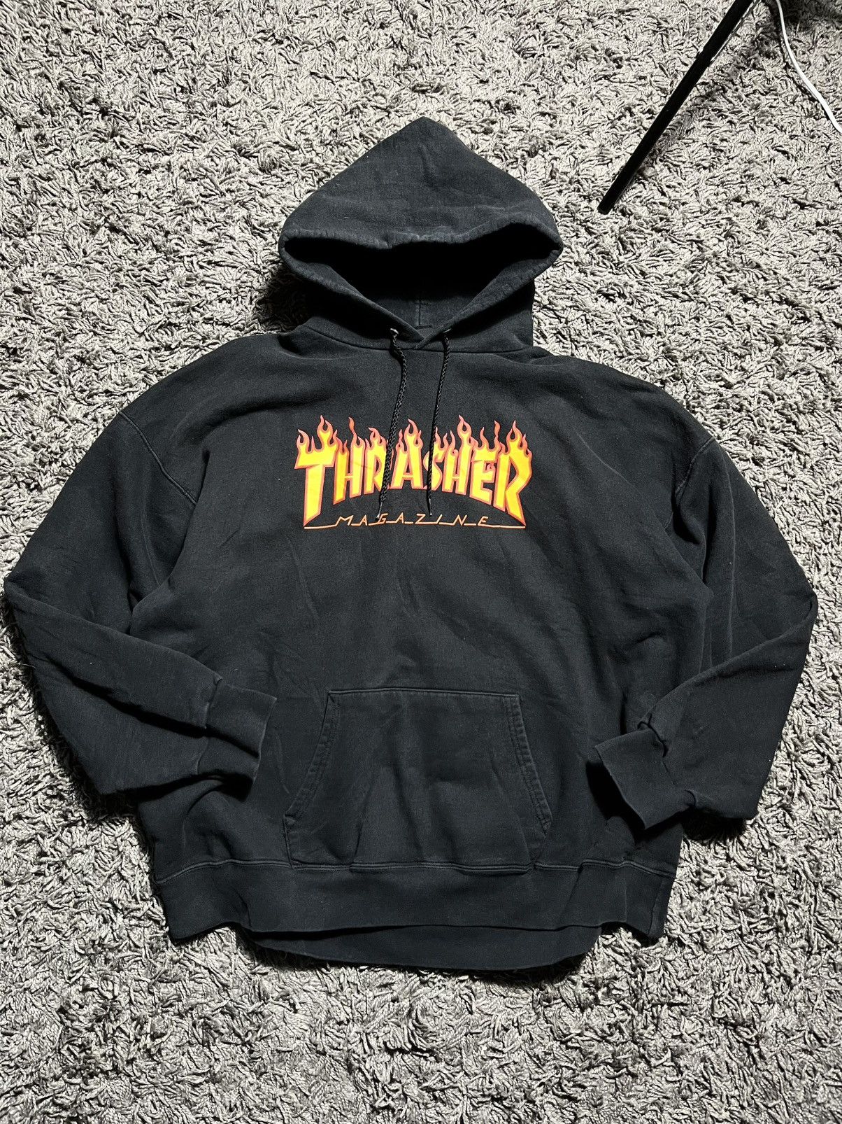 Thrasher THRASHER SKATEBOARD VINTAGE Y2K COTTON HOODIE Size US XL / EU 56 / 4 - 1 Thumbnail