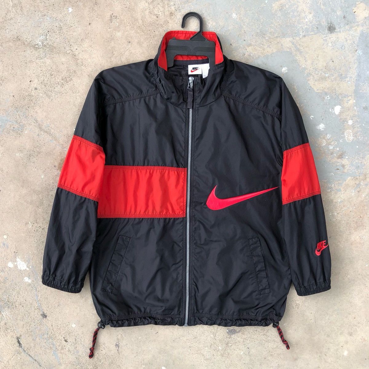 Vintage Nike 90s Big Swoosh Windbreaker Jacket