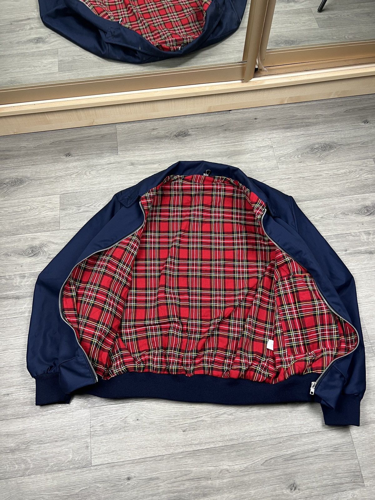 New England Outerwear Vintage England Plaid Lined Collared Bomber Jacket Size US L / EU 52-54 / 3 - 2 Thumbnail