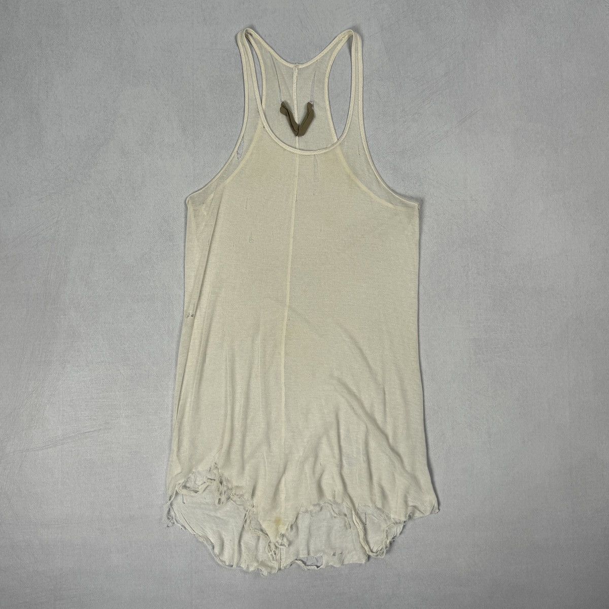 Rick Owens 1999 Sample Tank Top Shirt Size US M / EU 48-50 / 2 - 1 Thumbnail