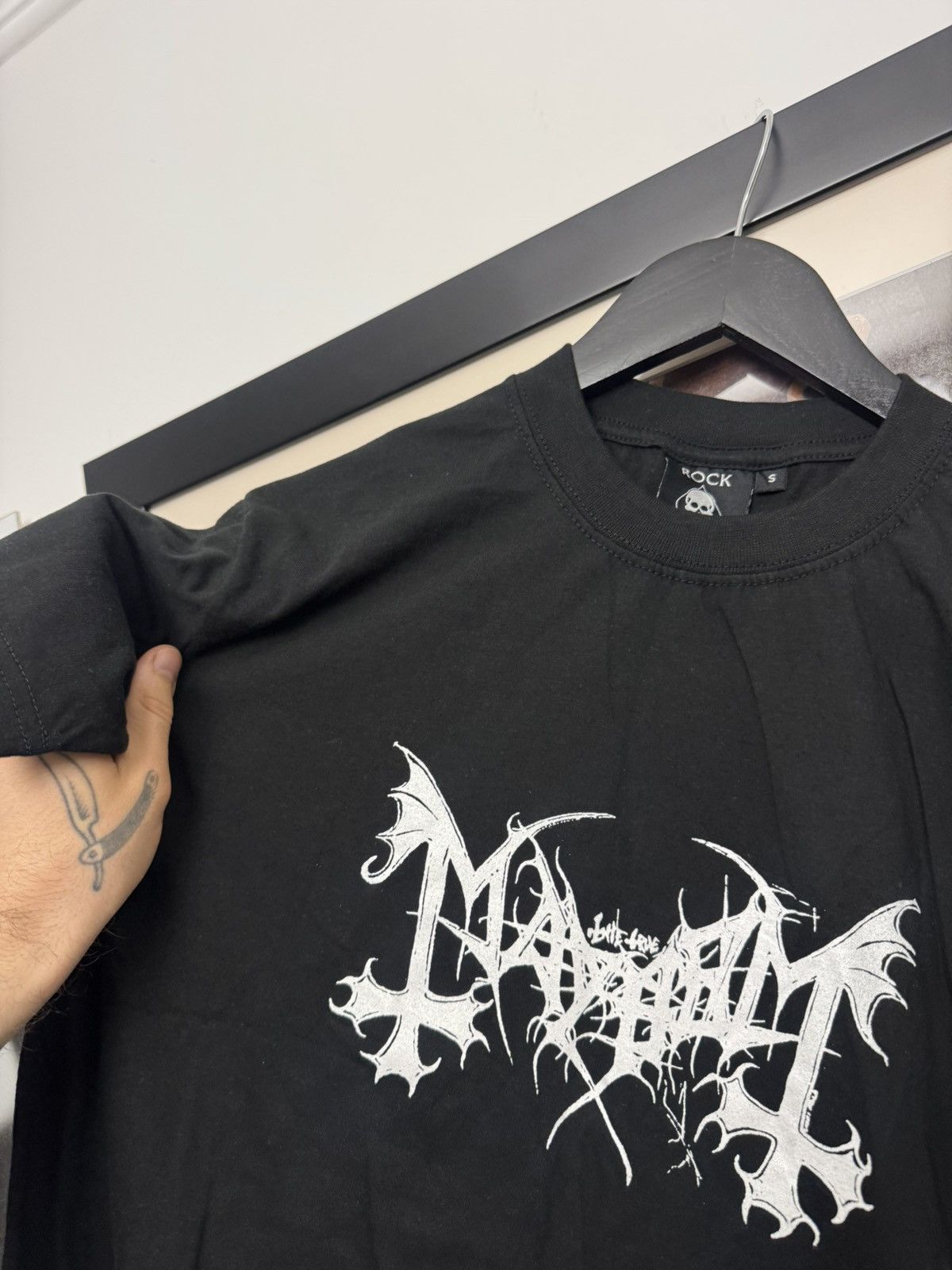 Band Tees Mayhem Vintage Black Metal Tee Classic Logo Rare Hardcore Size US S / EU 44-46 / 1 - 2 Thumbnail