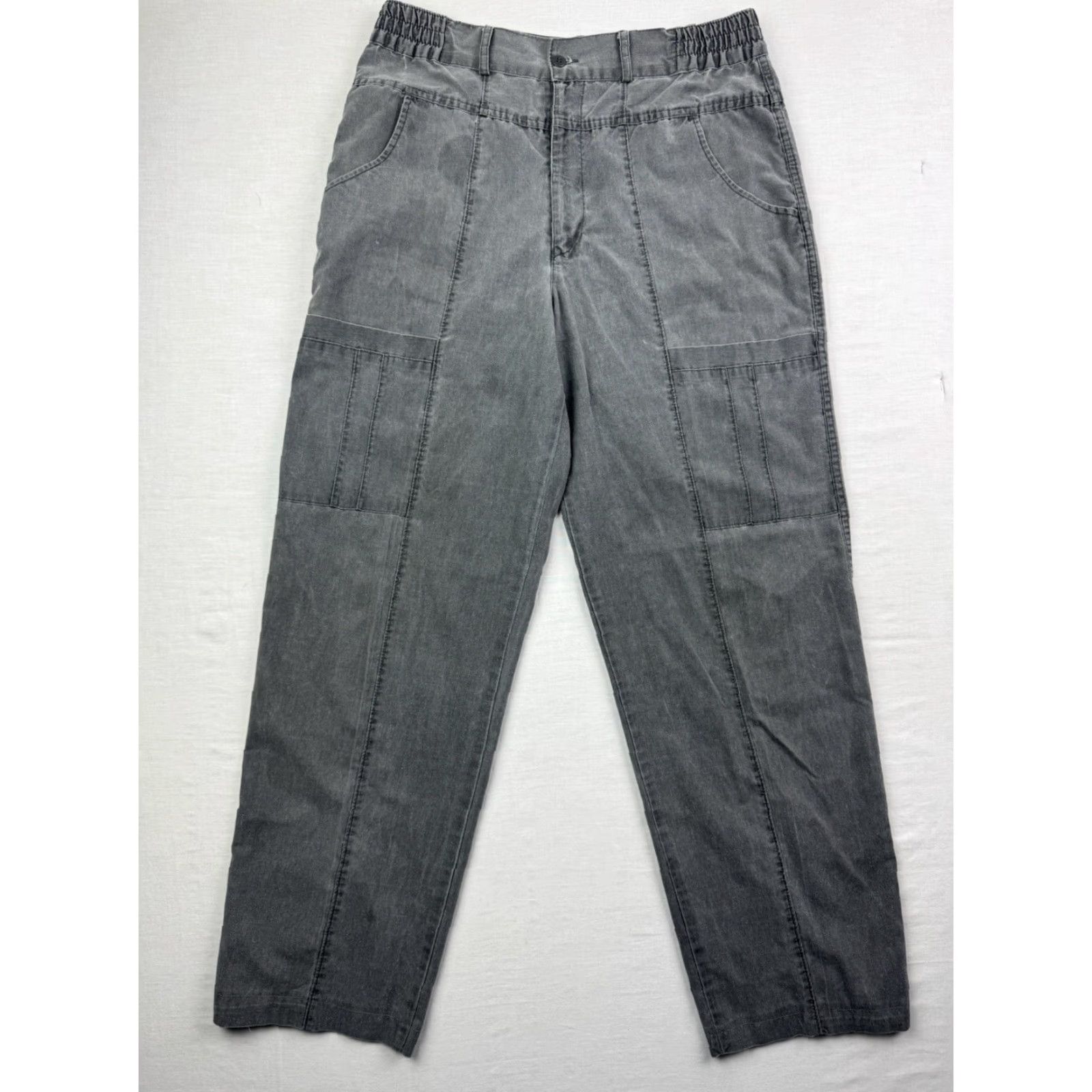 Vintage VINTAGE Colter Cargo Pants Men 34x30 Gray 90s Straight Leg Outdoor Hiking Size US 34 / EU 50 - 2 Thumbnail