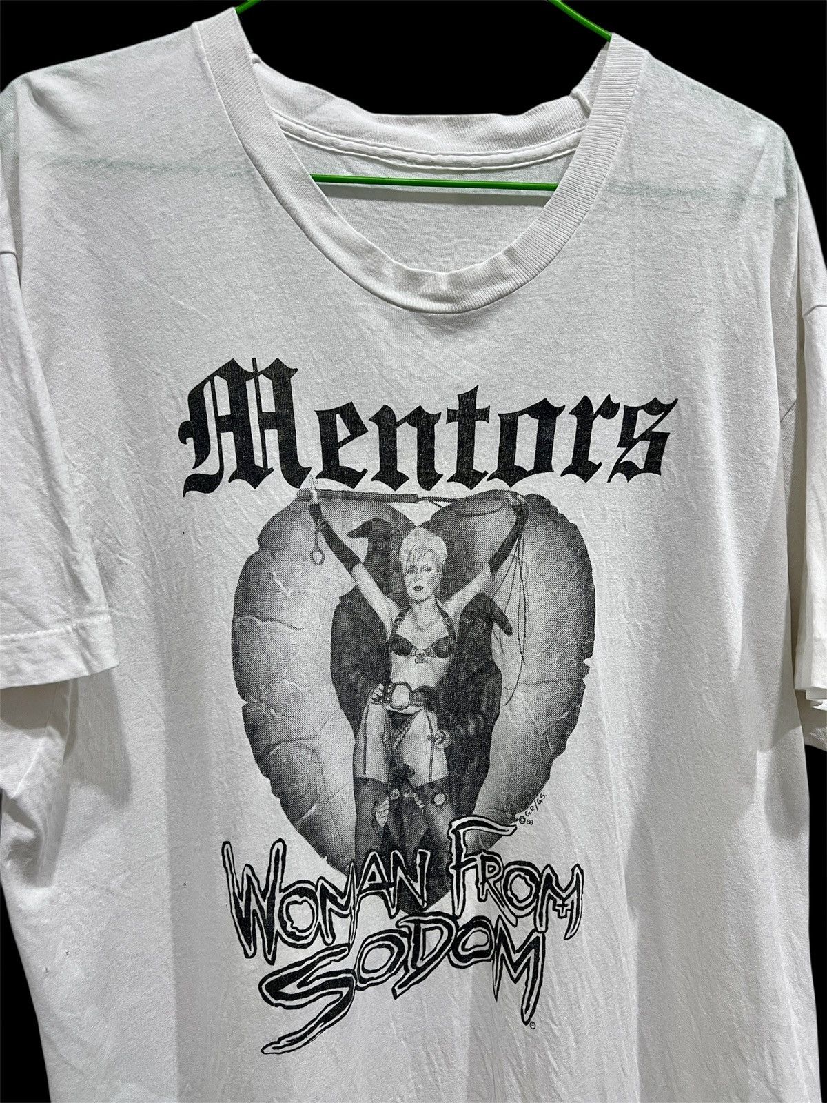 Vintage Vtg. 80s Mentors Women From Sodom Heavymetal Punk Shock rock Size US L / EU 52-54 / 3 - 2 Thumbnail