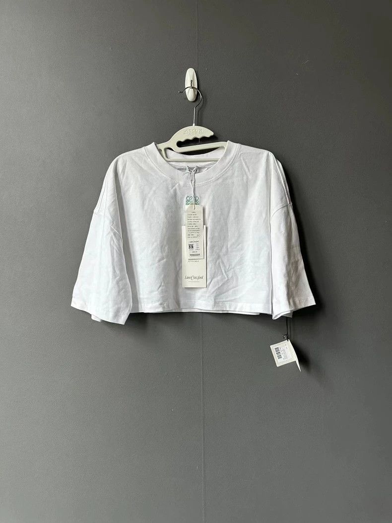 Loewe loewe Embroidered short-sleeved top 2506-Nextarrow Size US S / EU 44-46 / 1 - 1 Thumbnail
