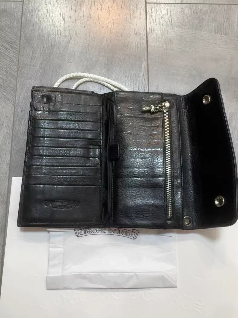 Chrome Hearts Chrome Hearts Long Wallet with Silver Accents Size ONE SIZE - 2 Thumbnail
