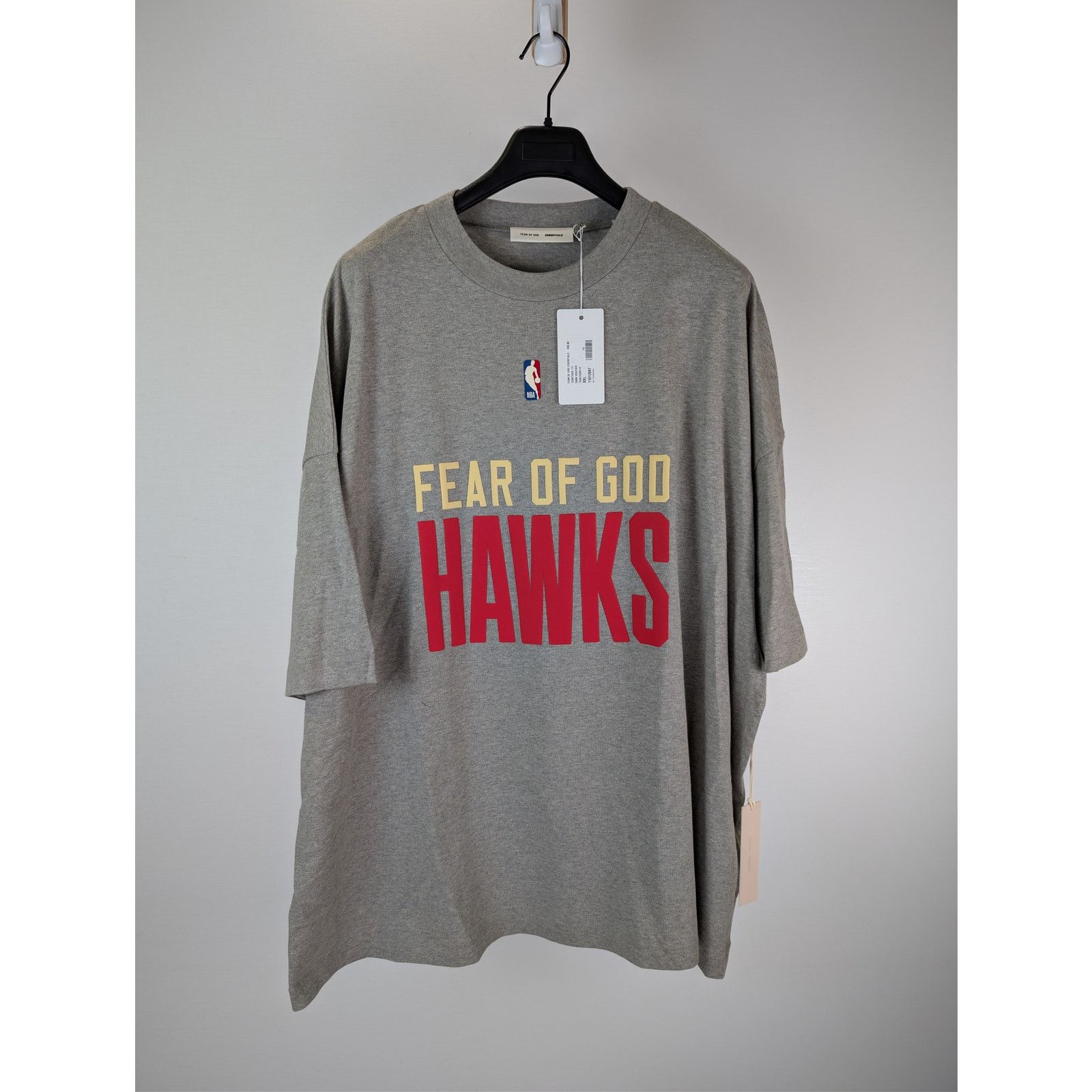Fear of God o1rshd1 Atlanta Hawks NBA Tee Shirt in Dark Heather Size US XXL / EU 58 / 5 - 2 Thumbnail