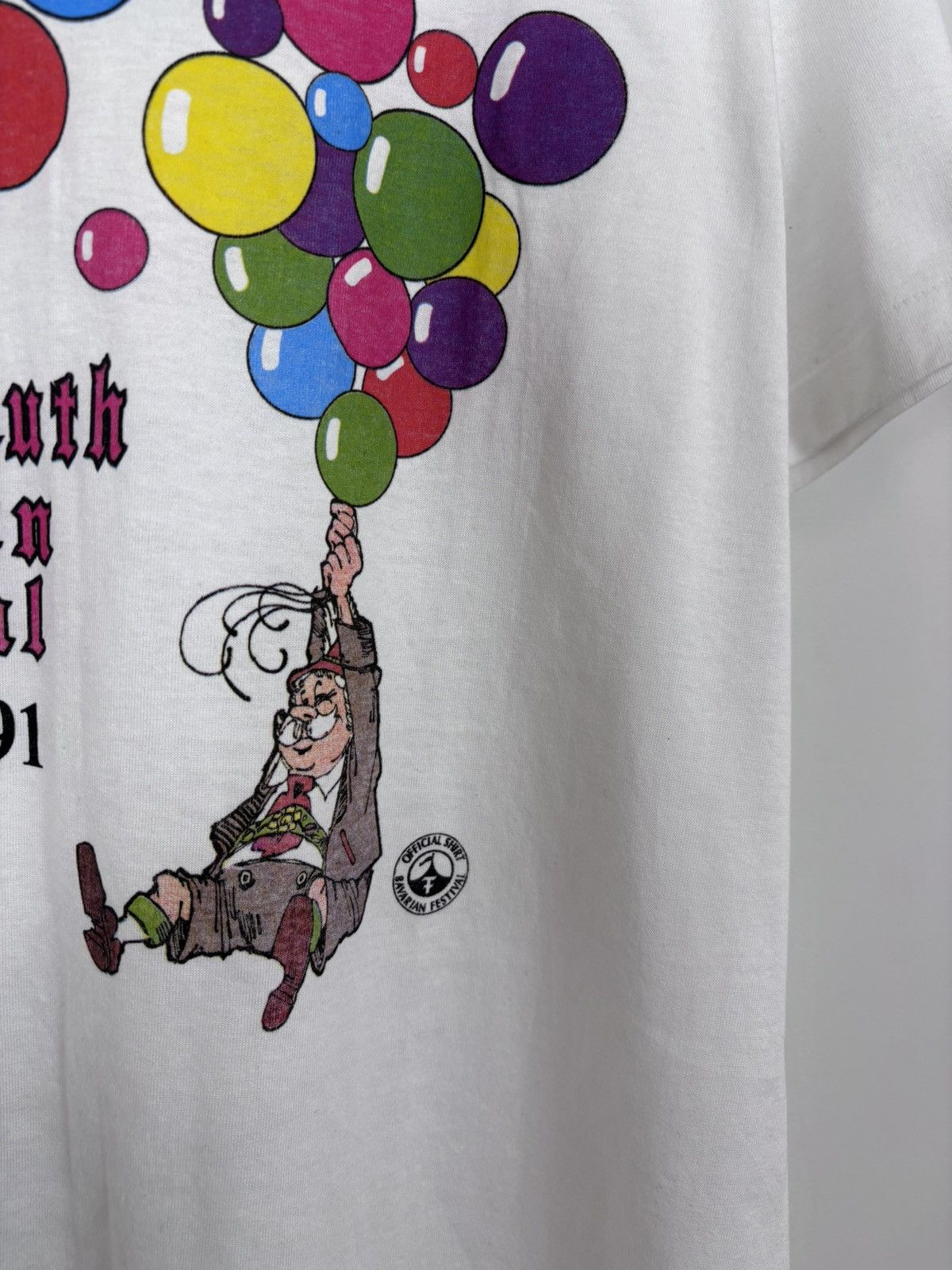 Vintage Vintage 1991 Bavarian Festival Frankenmuth Single Stitch Tee Size US XL / EU 56 / 4 - 4 Thumbnail