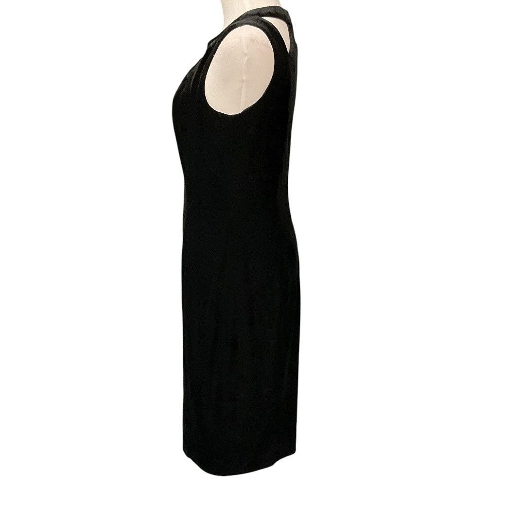 Other Eliza J Velvet Cutout Midi Dress Cocktail Party Black Size 6 Size S / US 4 / IT 40 - 3 Thumbnail