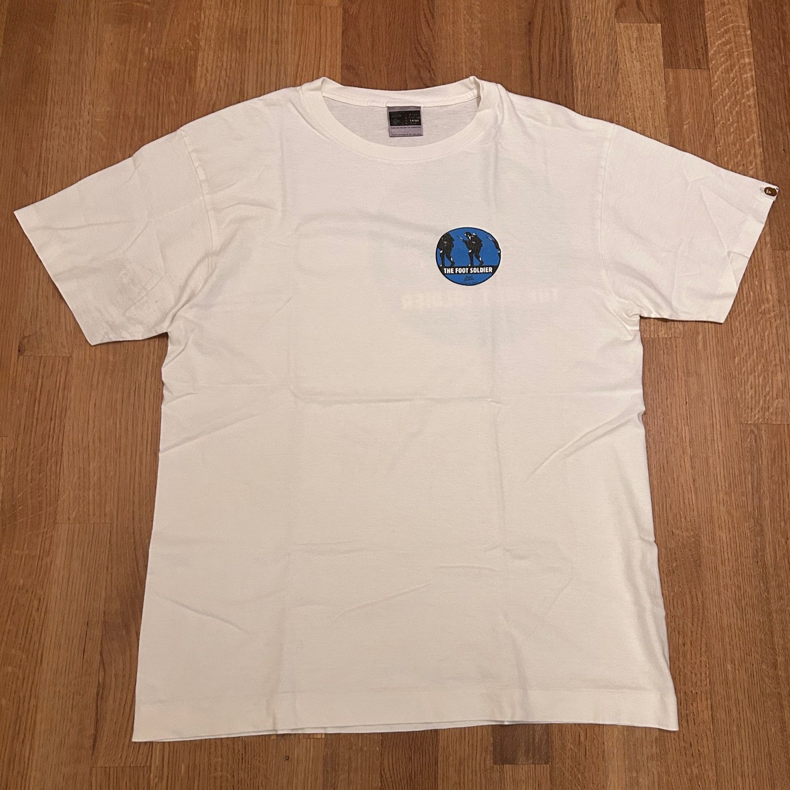 Bape Bape Foot Soldier Shirt White Size US L / EU 52-54 / 3 - 1 Thumbnail