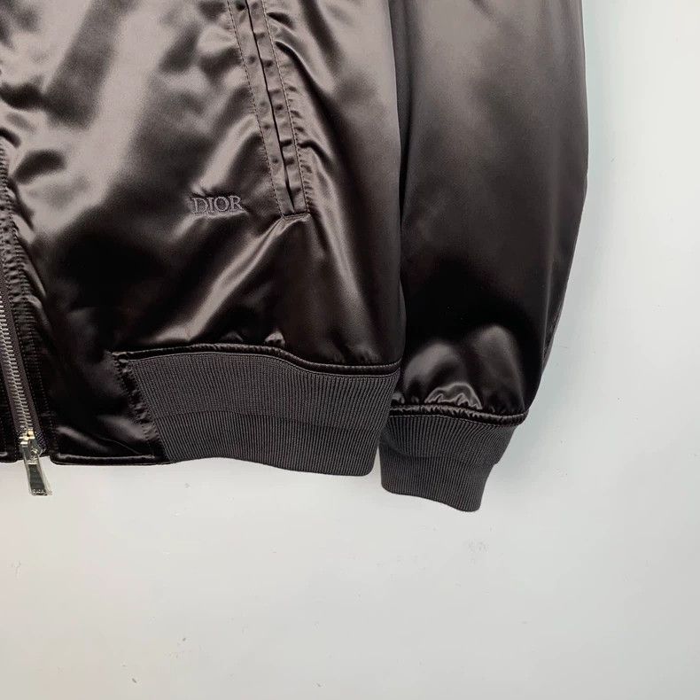 Dior Dior Black logo embroidered saddle bag zipper jacket 2501-N Size US M / EU 48-50 / 2 - 4 Thumbnail