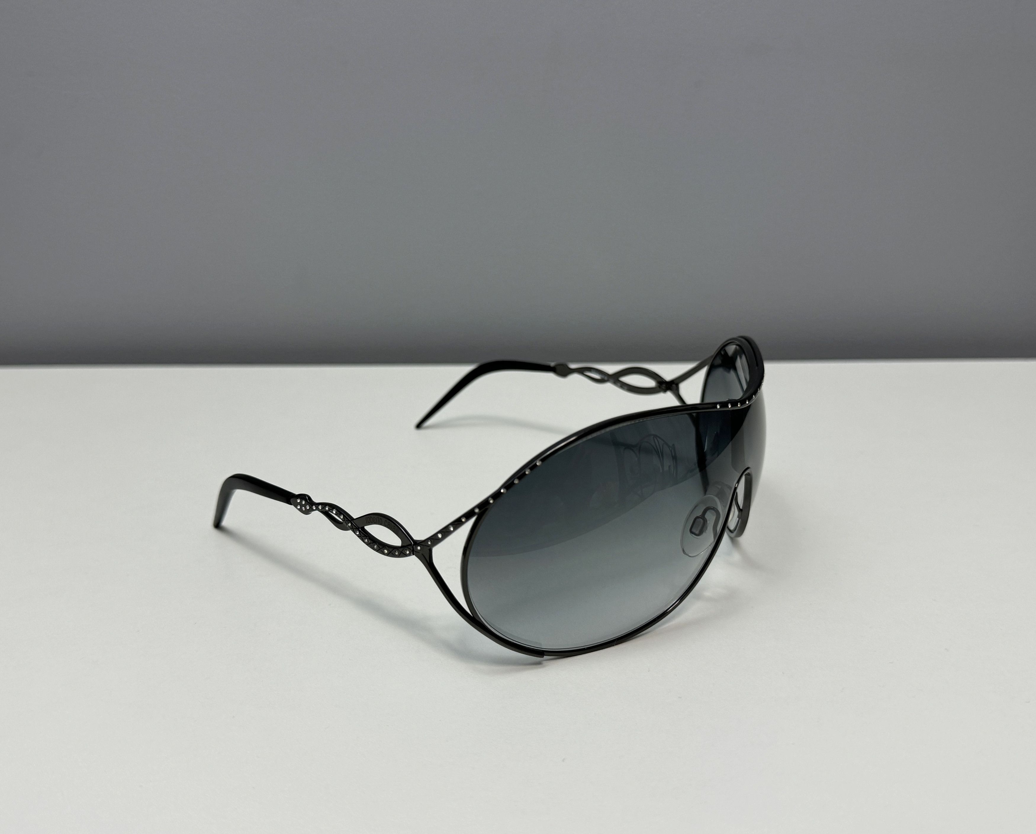 Roberto Cavalli Roberto Cavalli Achille 215S Shield Sunglasses Gradient Size ONE SIZE - 3 Thumbnail