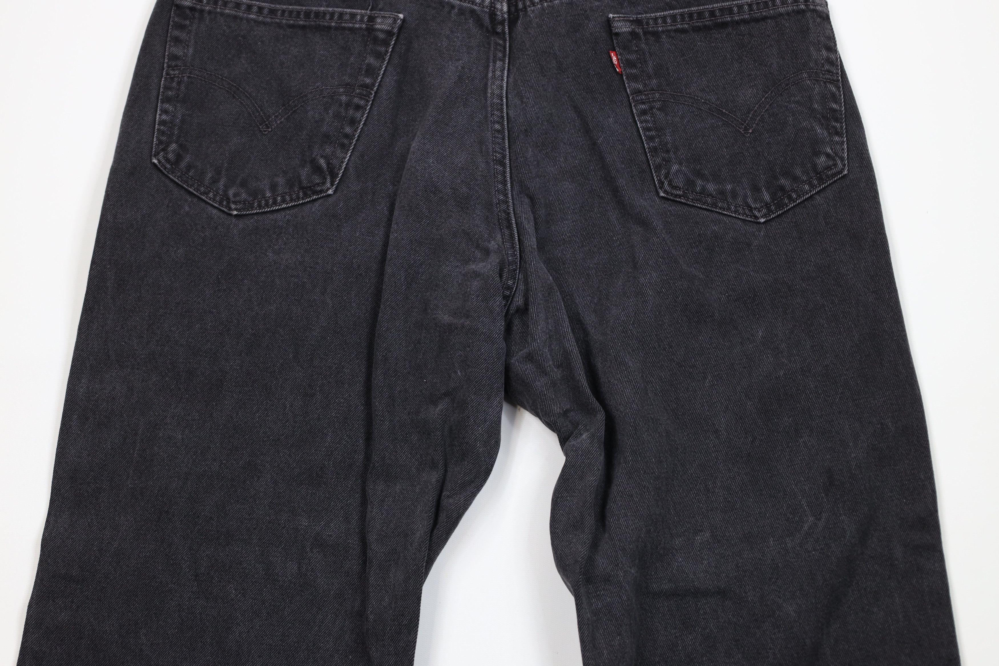 Levi's Vintage 90s Levis 550 Relaxed Fit Denim Jeans Black Cotton Size US 36 / EU 52 - 12 Thumbnail