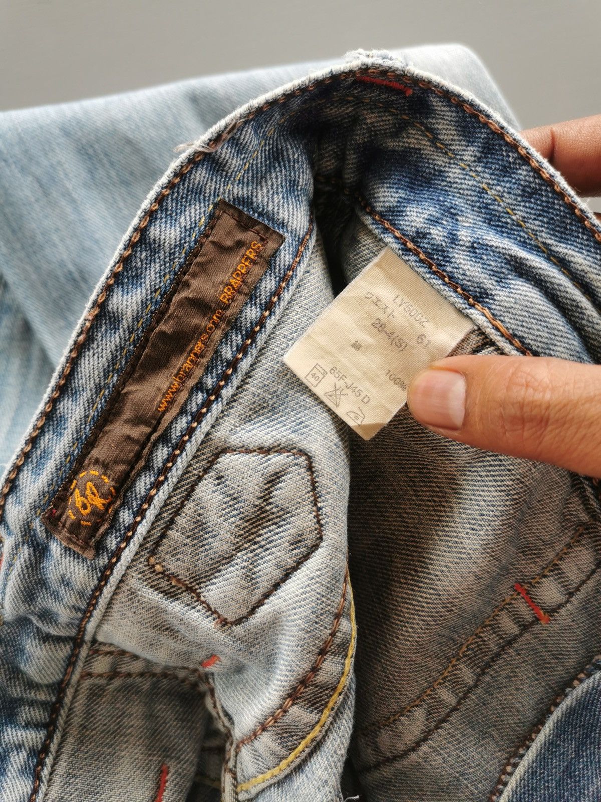 Japanese Brand Flared Bootcut Lady Vintage Brappers Japan Jeans Size 30" / US 8 / IT 44 - 11 Thumbnail