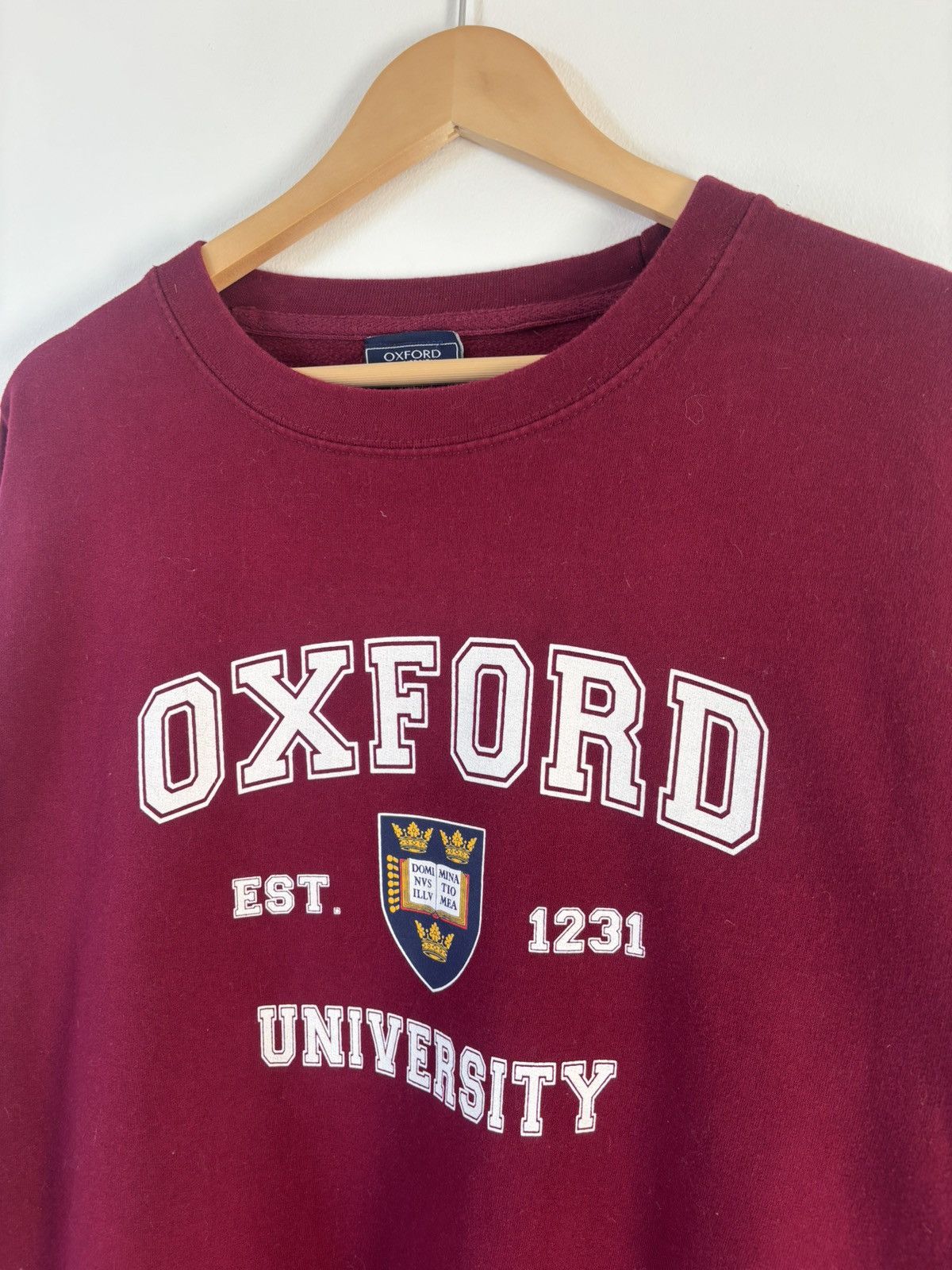Other Vintage Oxford University Varsity Crest Crewneck Sweater XL Size US XL / EU 56 / 4 - 3 Thumbnail