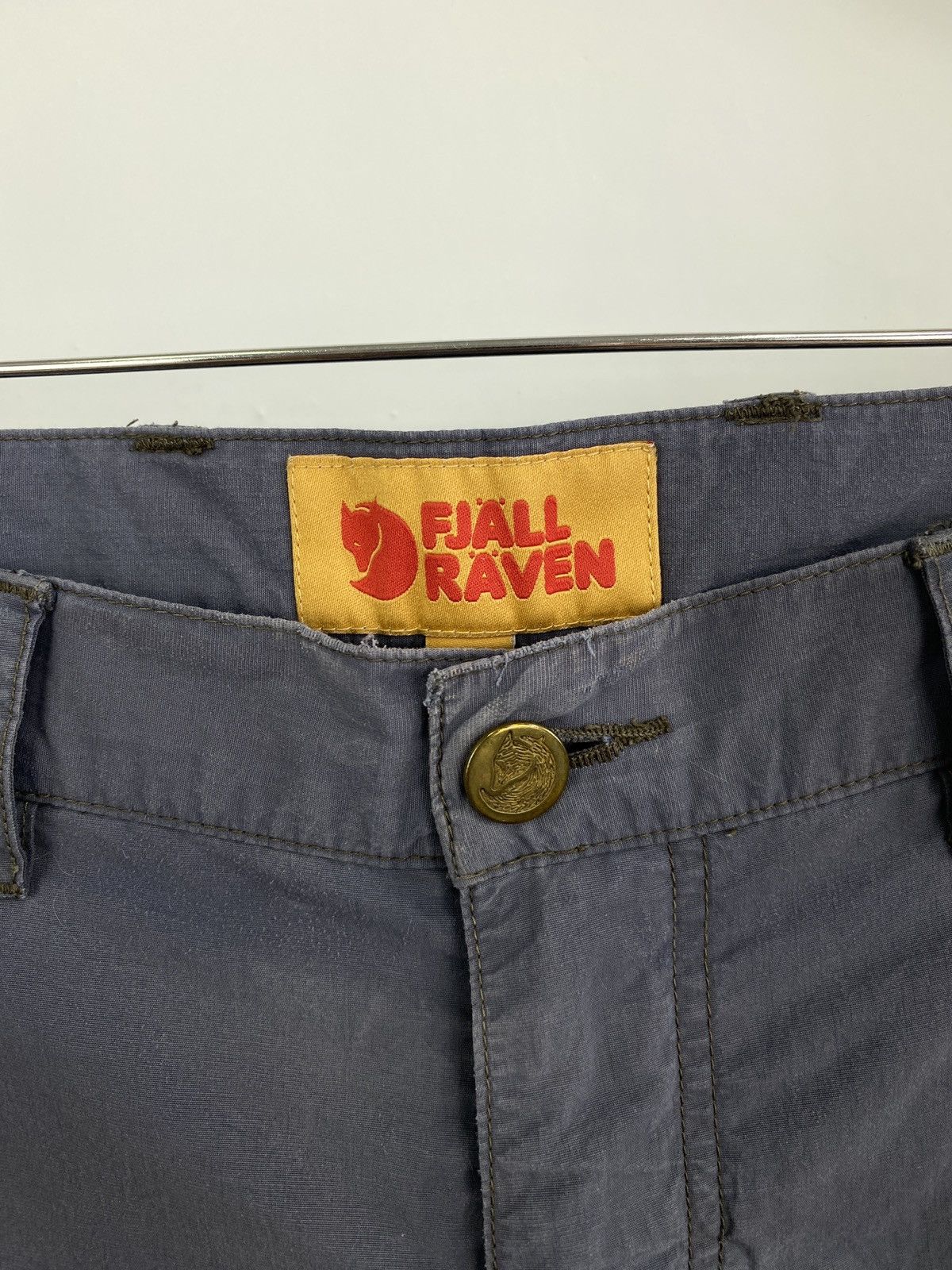 Fjallraven Vintage 90s Fjallraven Nylon Cargo Trekking Outdoor Pants Size US 35 - 6 Thumbnail