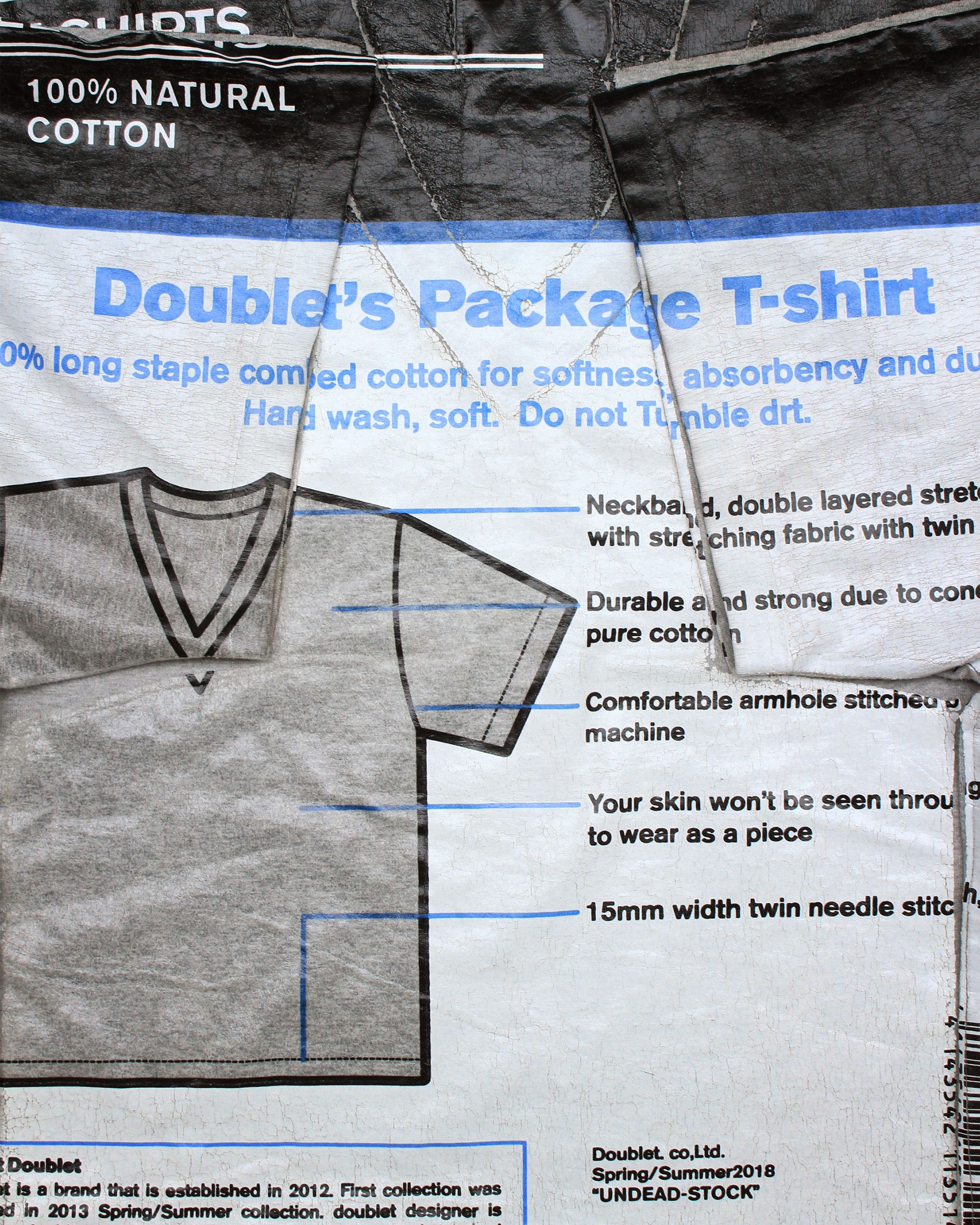 Doublet Doublet Package T-Shirt - S/S 2018 Size US M / EU 48-50 / 2 - 5 Thumbnail
