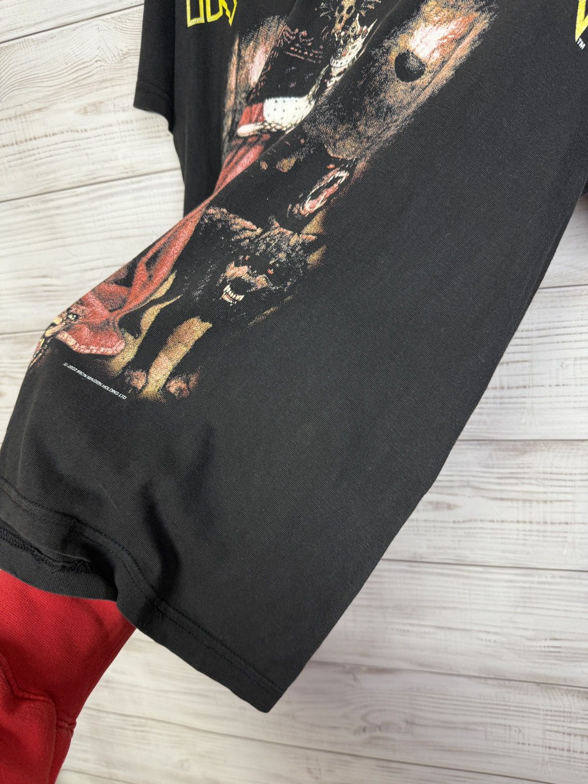 Iron Maiden Vintage IRON MAIDEN 2002 Rock Band T Shirt Tee Big Logo Size US M / EU 48-50 / 2 - 12 Thumbnail