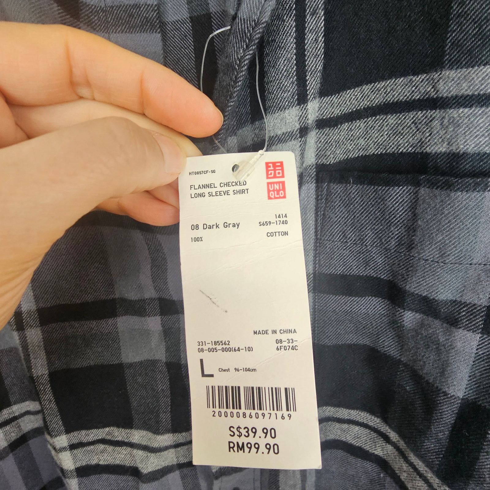 Uniqlo Uniqlo Womens Plaid Flannel Shirt L Gorpcore Casual Grunge Size L / US 10 / IT 46 - 7 Thumbnail