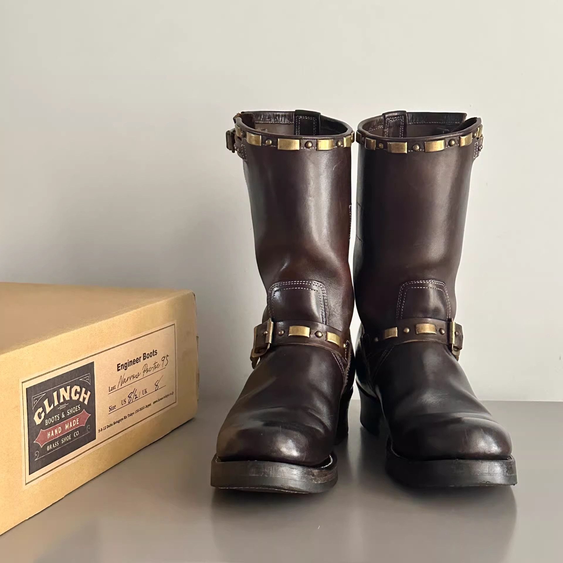 Clinch Boots Clinch x BSW Horsehide Engineer Boots Size US 8.5 / EU 41-42 - 2 Thumbnail
