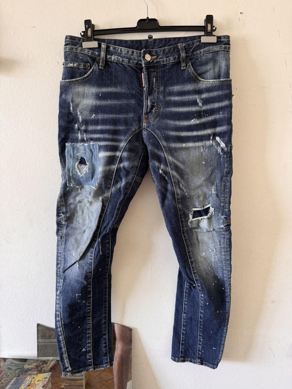 Dsquared2 Distressed denim Size US 32 / EU 48 - 1 Thumbnail