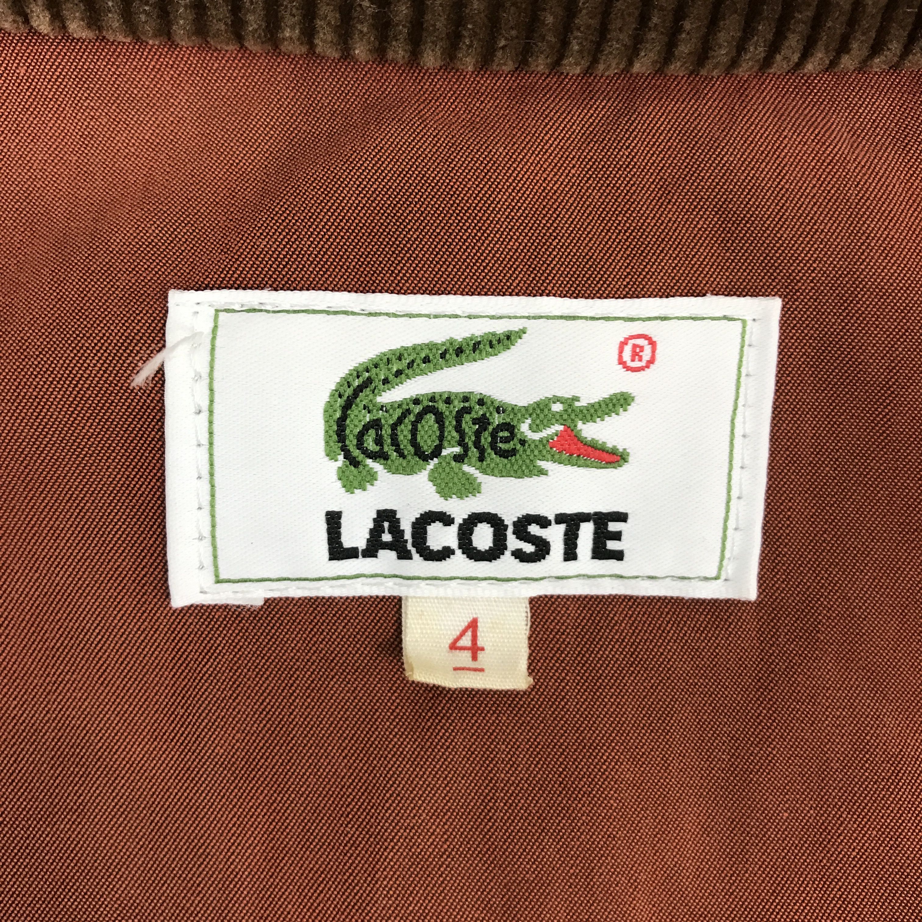Lacoste × Vintage LACOSTE LONG SNAP BUTTON JACKET Size US XL / EU 56 / 4 - 11 Thumbnail