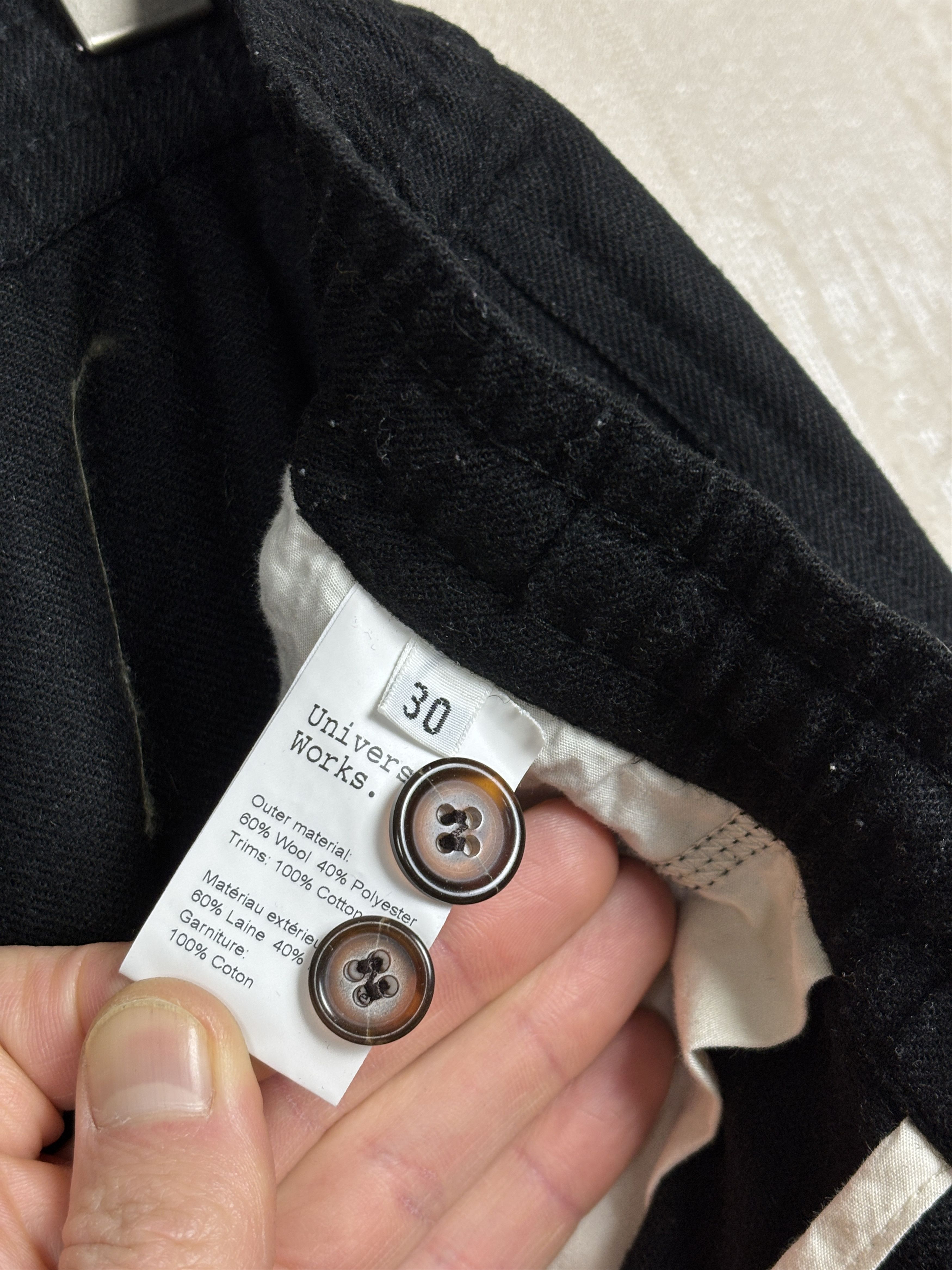 Universal Studios Universal Works Wool Blend Pants Relaxed Fit Size US 30 / EU 46 - 17 Thumbnail
