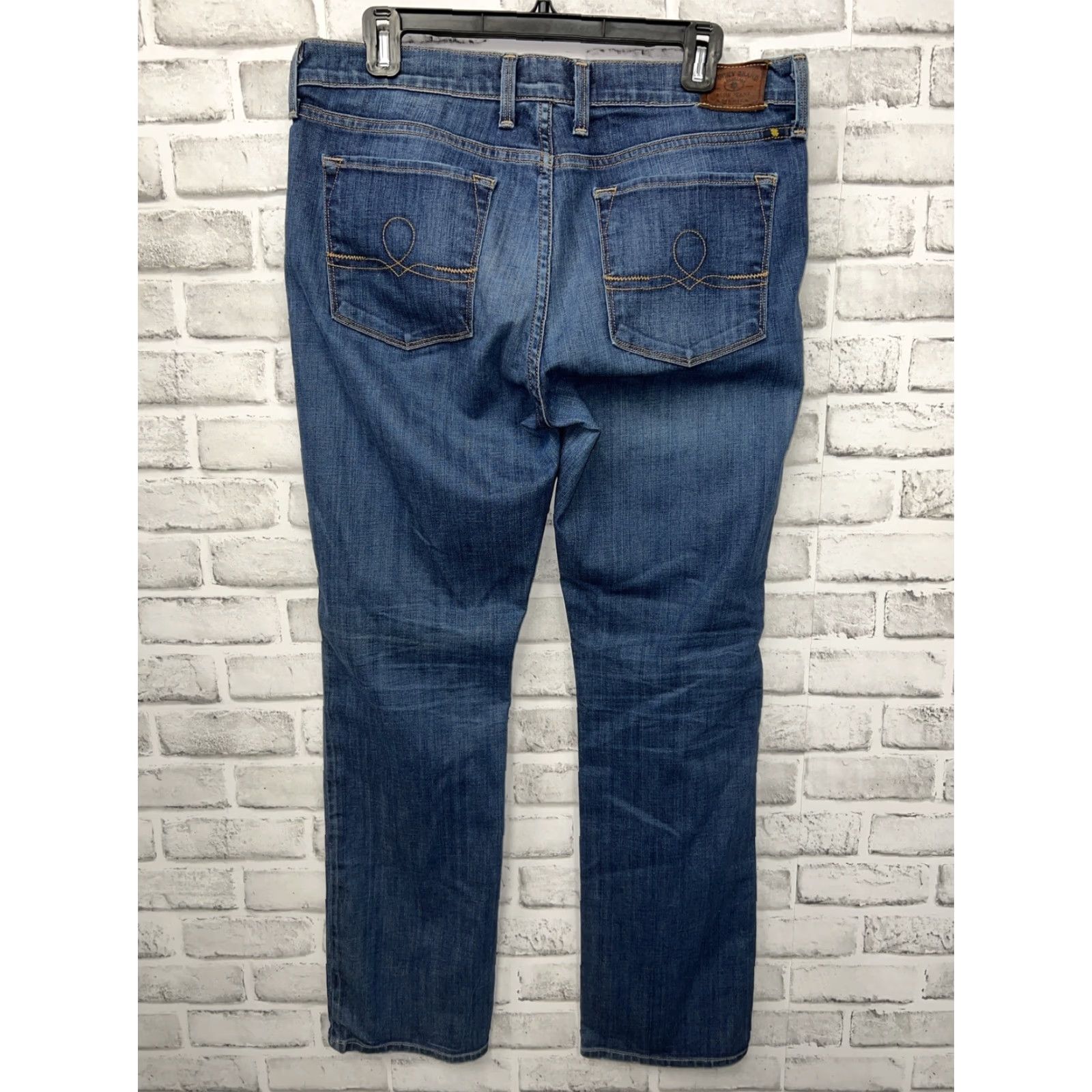 Lucky Brand Lucky Brand Sofia Straight Blue Jeans Womens 14/32 Regular Size Blue Jeans Womens Size 36" / US 14 / IT 50 - 4 Thumbnail