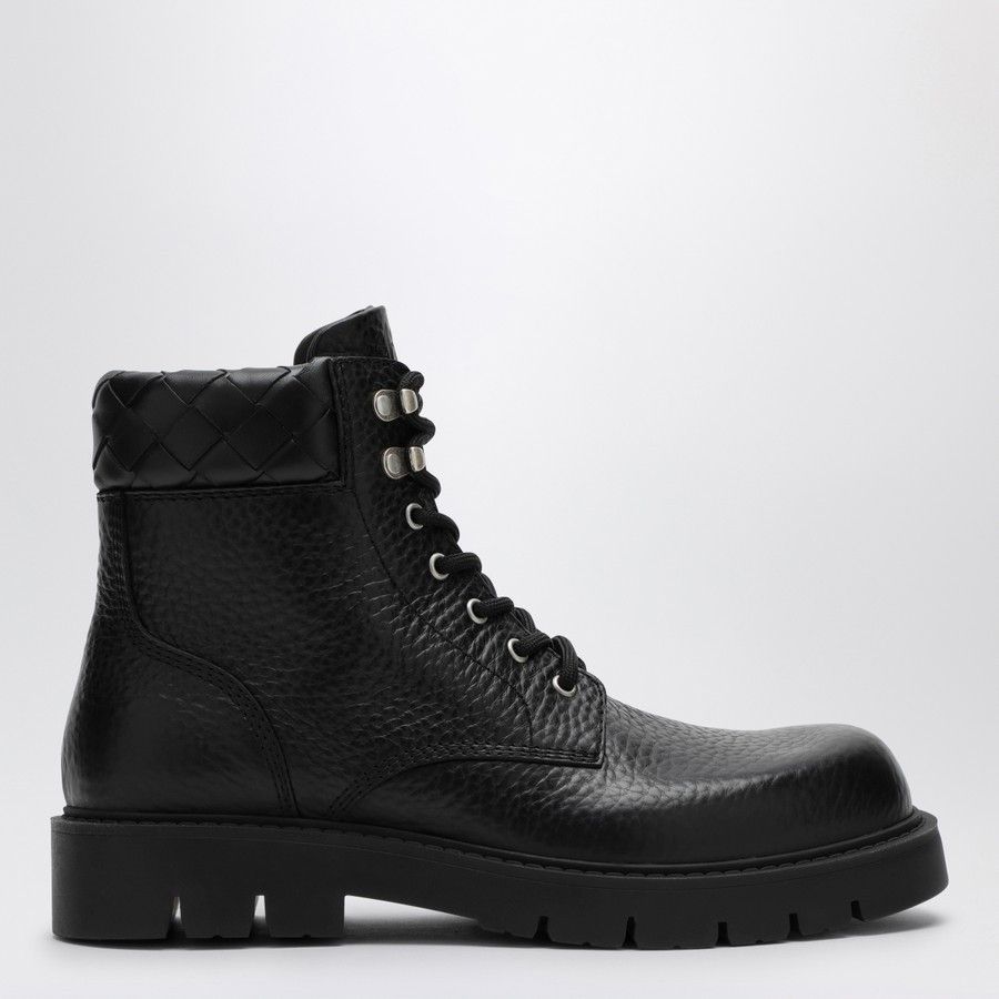 Bottega Veneta o1d2blof0226 Leather Ankle Boots in Black Size US 9 / EU 42 - 1 Thumbnail