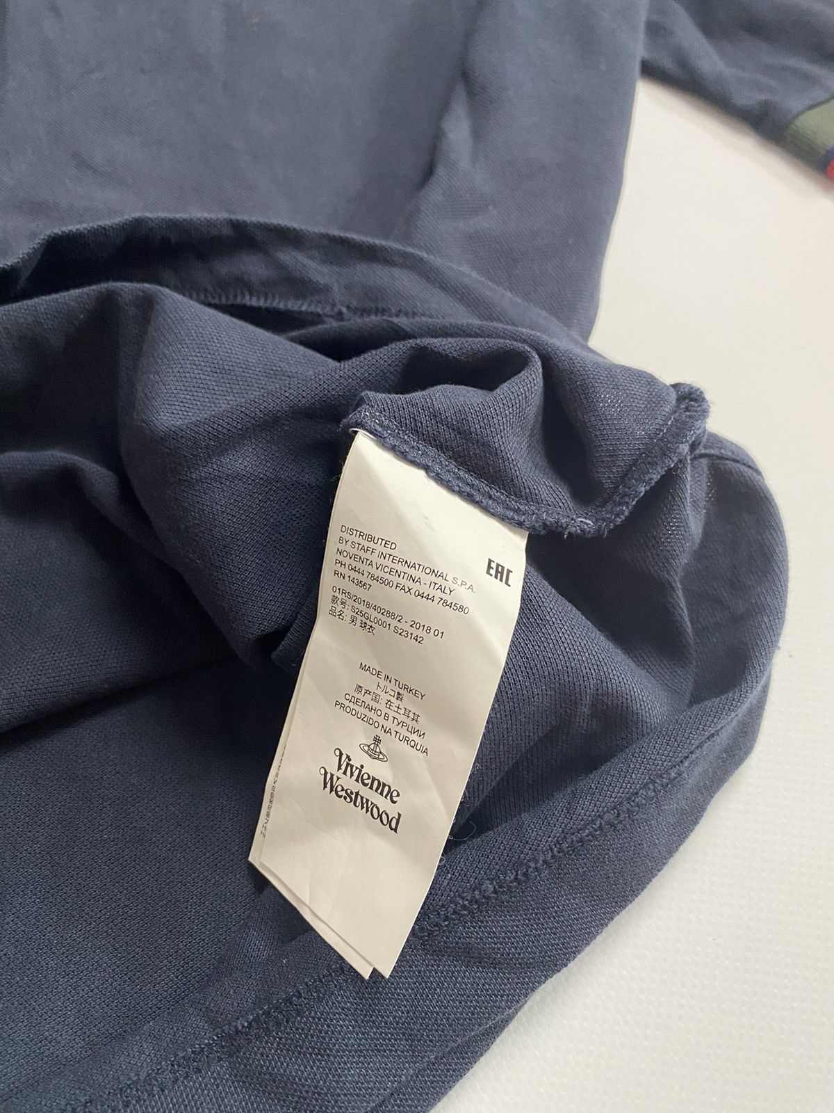 Vivienne Westwood polo vivienne westwood dark blue color Size US XL / EU 56 / 4 - 5 Thumbnail