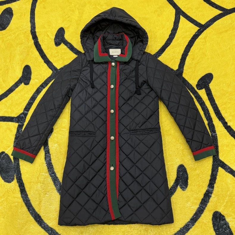 Classic Gucci Long Sleeve Quilted Jacket-dmc