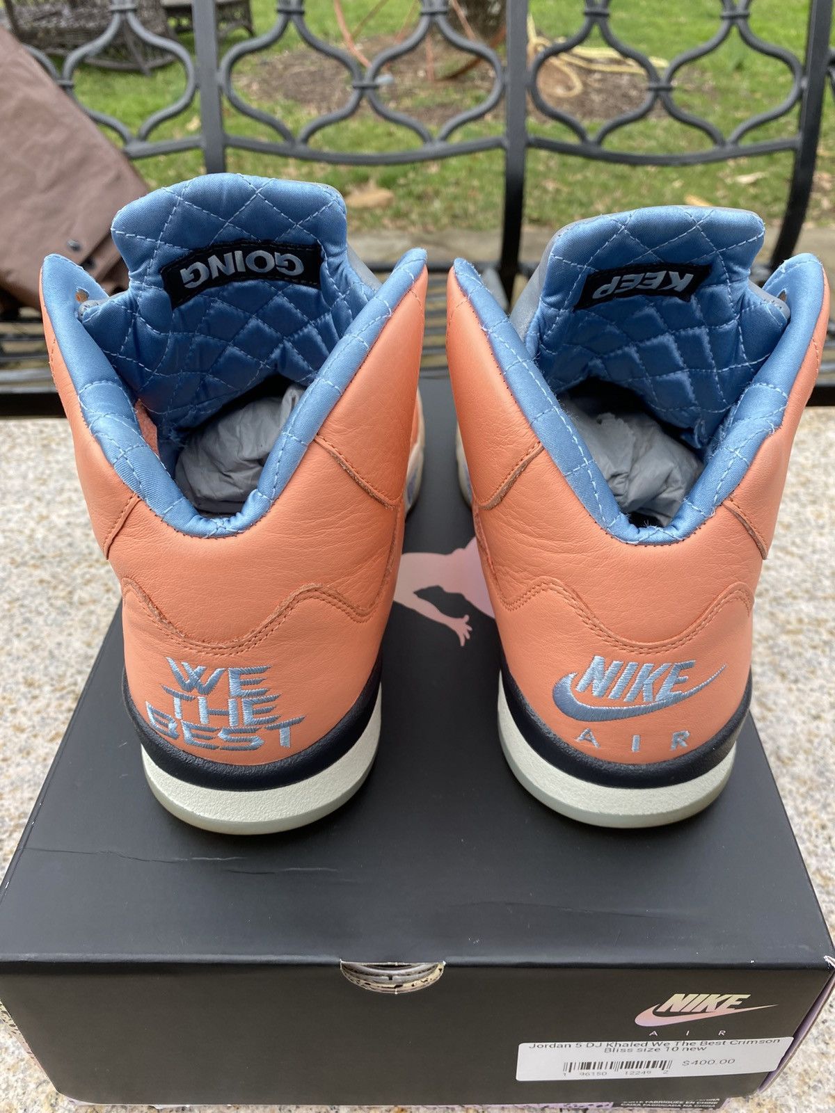 Nike Air Jordan 5 DJ Khaled Crimson Bliss DV4982-641 Men Size 10 Size US 10 / EU 43 - 4 Thumbnail